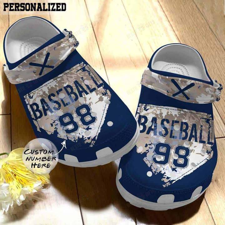 Personalized Baseball Camo Crocs Shoes Comfortable For Men Women