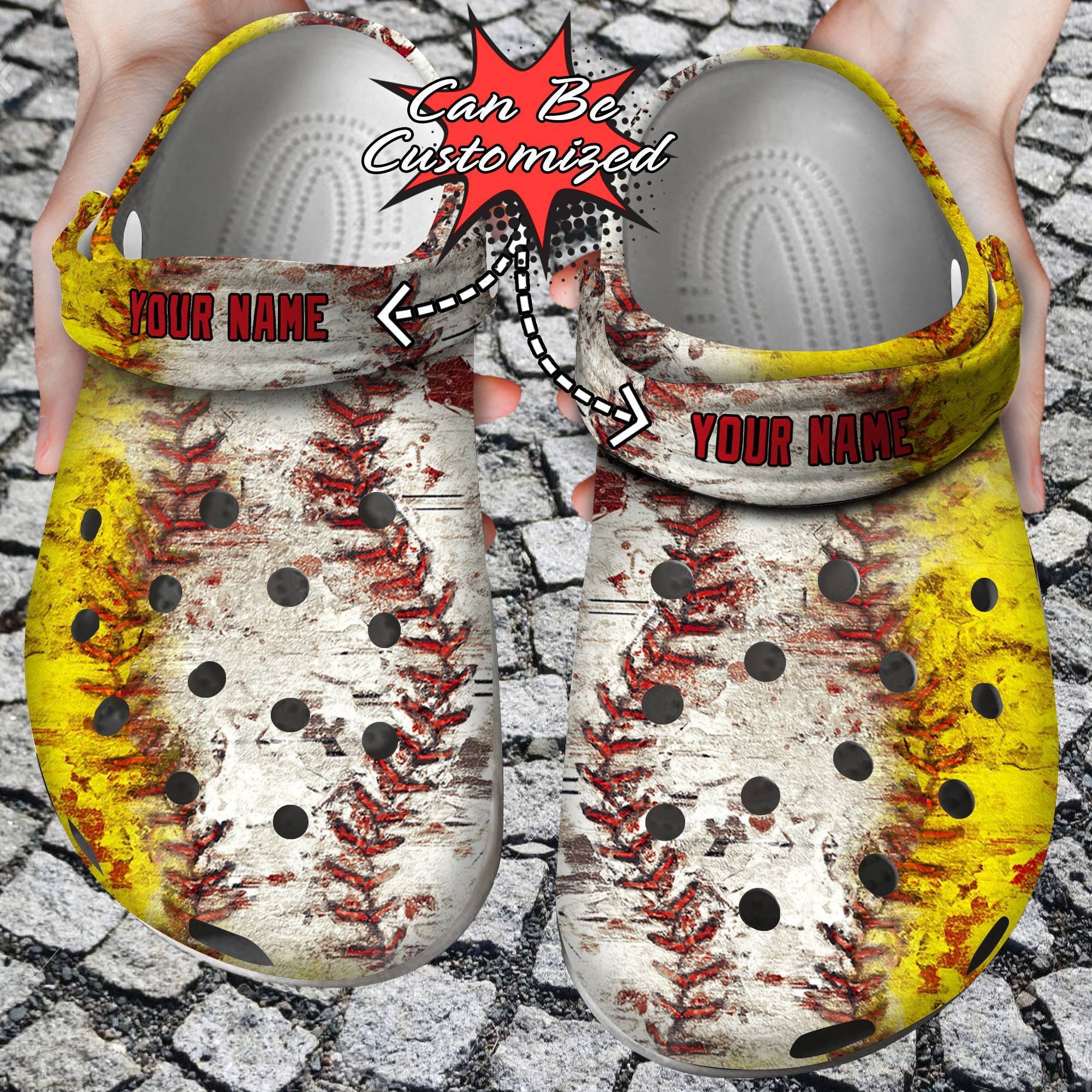 Personalized Baseball Softball Crocs Crocs