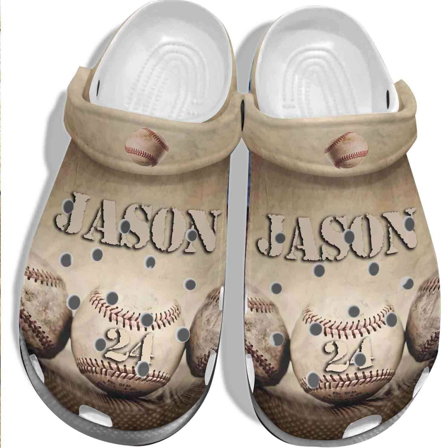 Personalized Baseball Ball Crocs Shoes Comfortable For Men Women