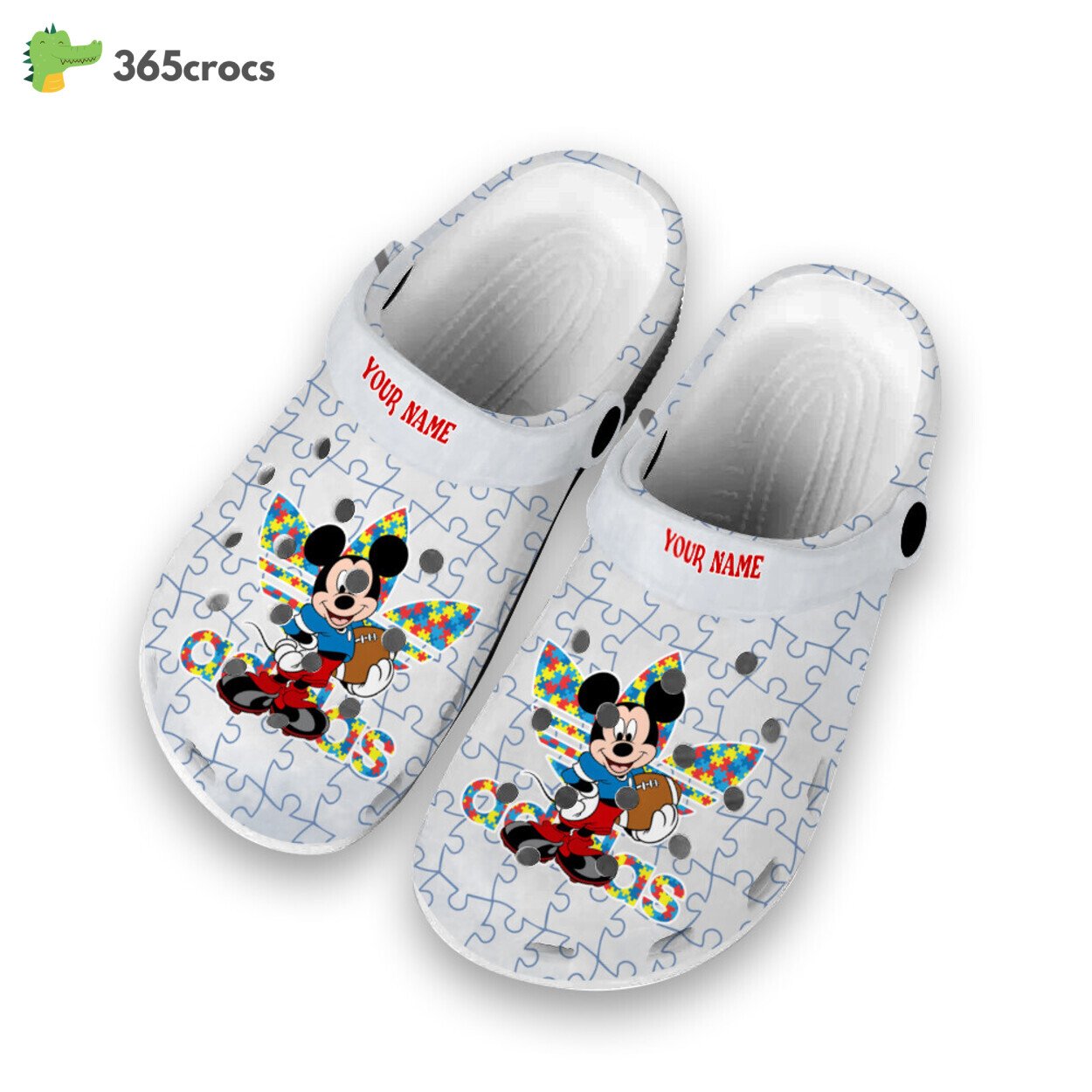 Custom Name Autism Awareness Crocs Crocs