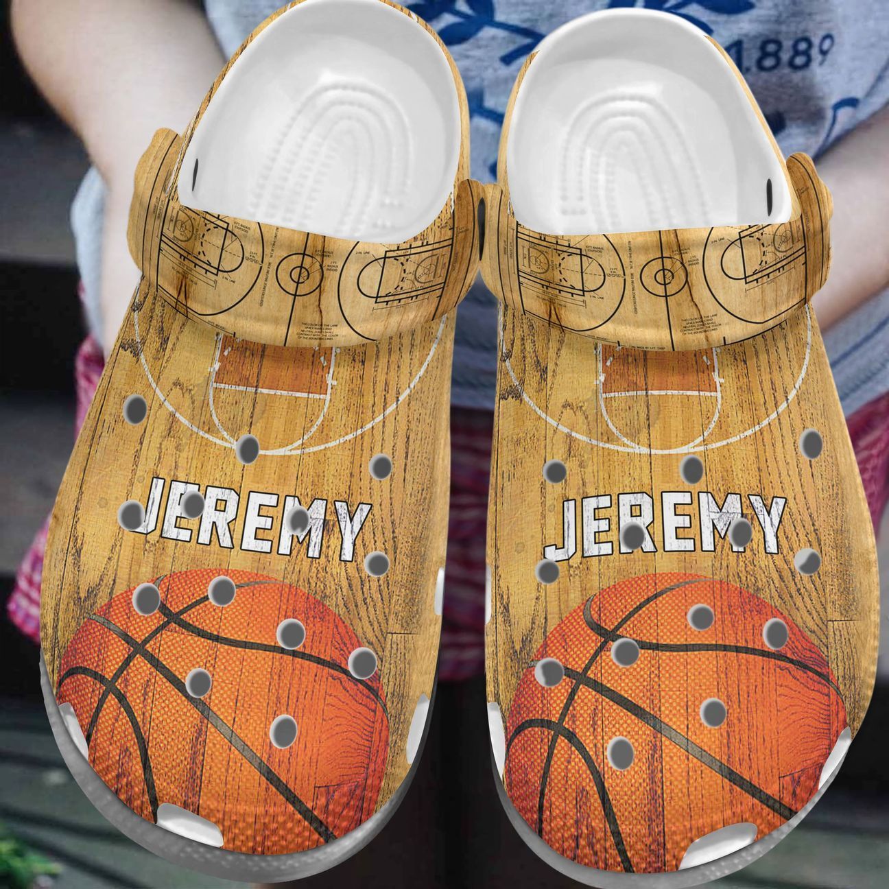 Personalized Basketball, Fashion Style Print 3D Basketball Lover 5 Crocs Crocs