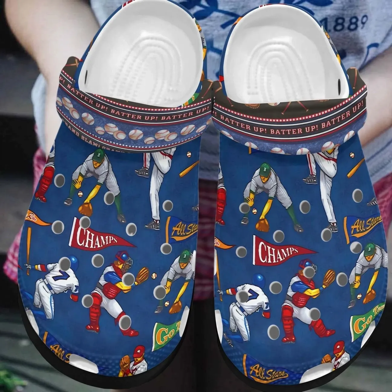 Personalized Baseball Champions Crocs Crocs