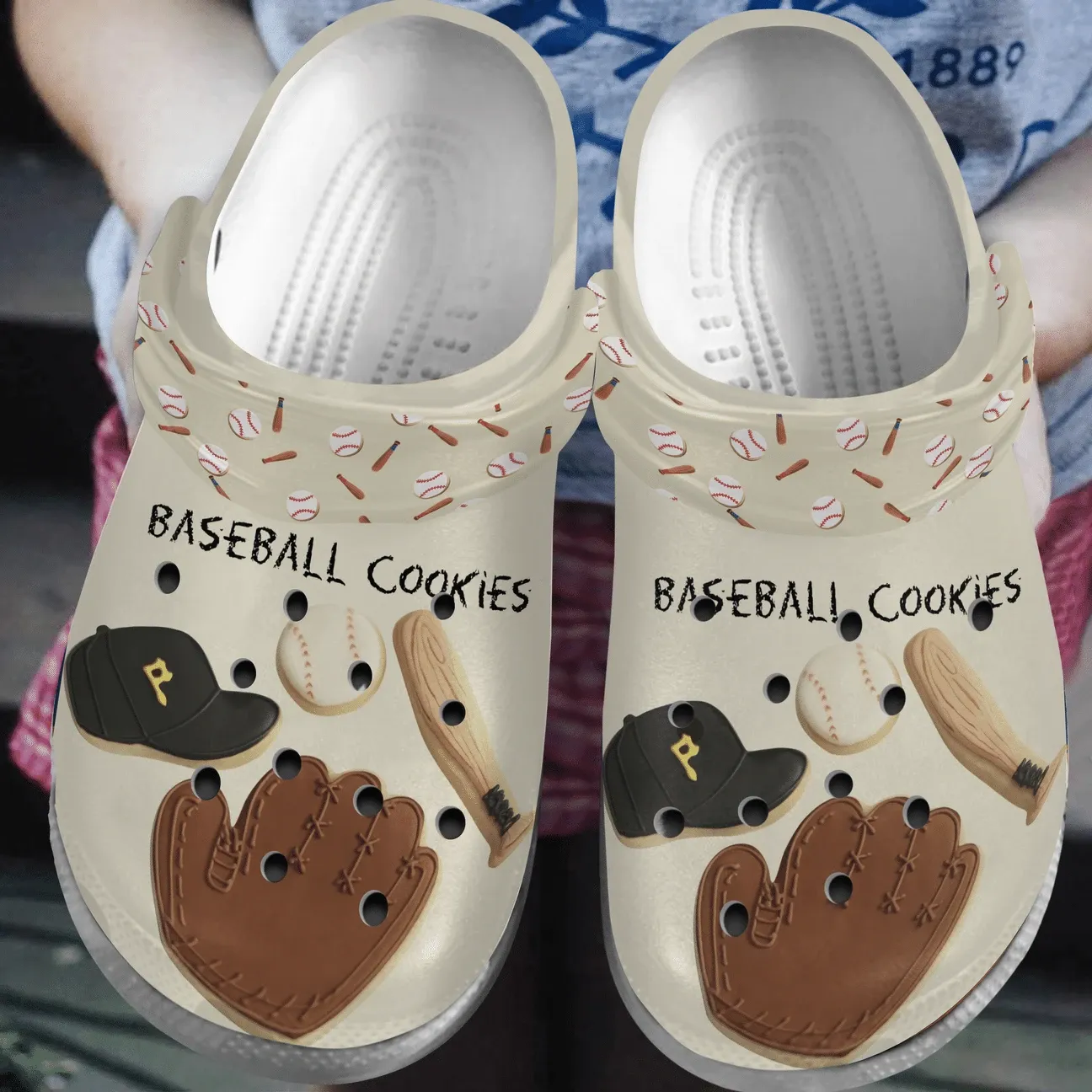 Personalized Baseball Cookies Crocs Crocs