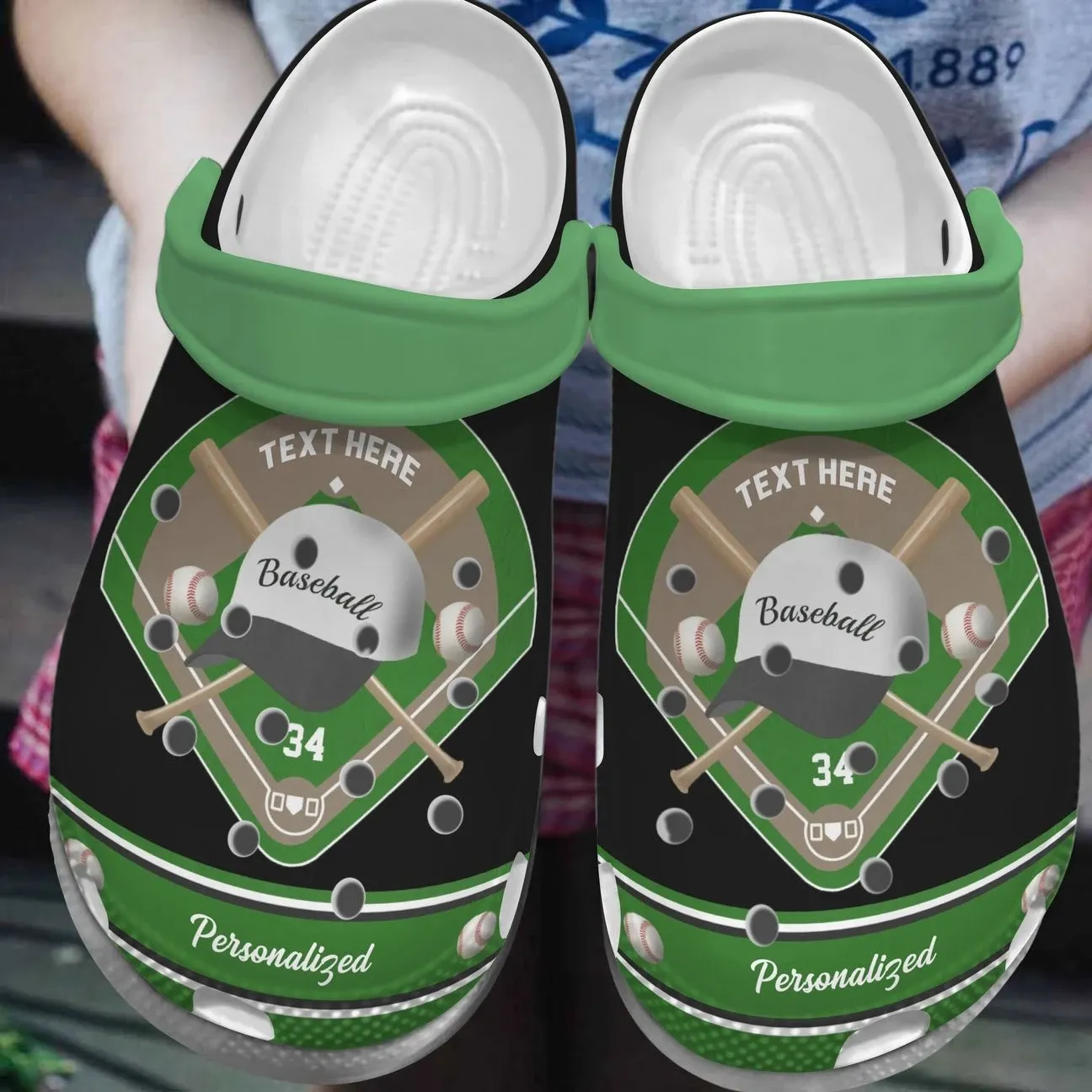 Personalized Baseball Course Crocs Crocs