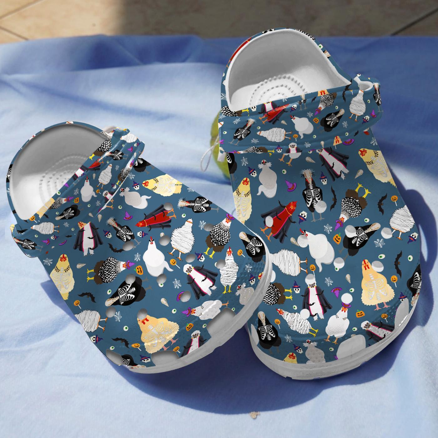 Chicken Crocs Shoes Comfortable For Men Women