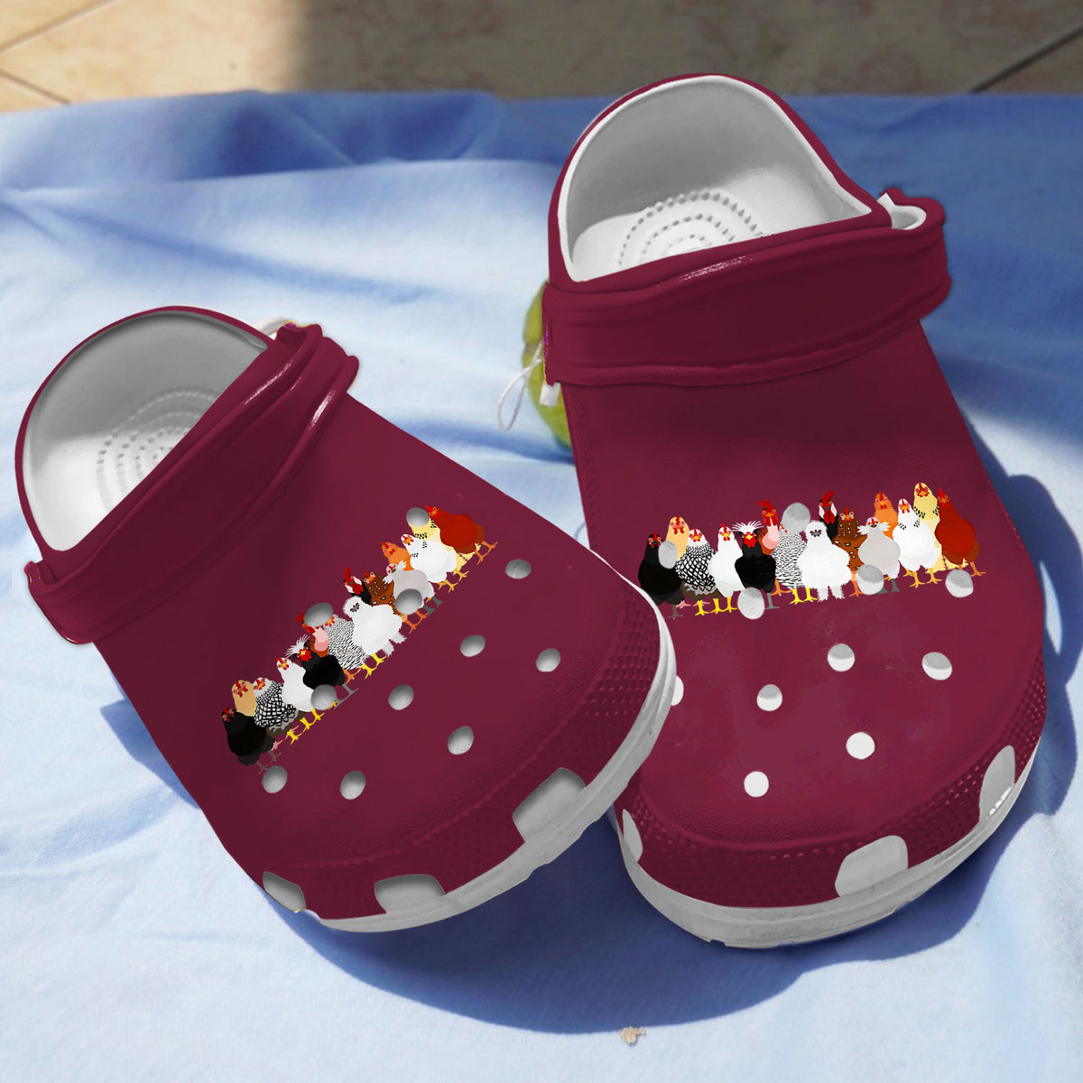 Chicken Crocs Shoes Comfortable For Men Women