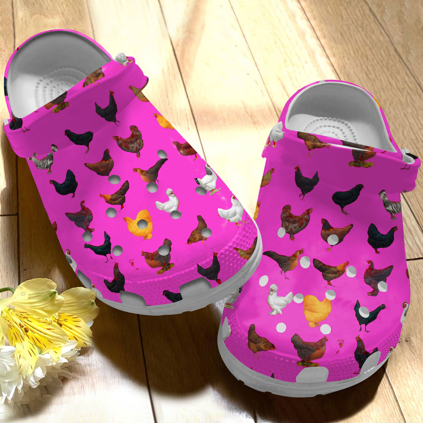 Chicken Crocs Shoes Comfortable For Men Women