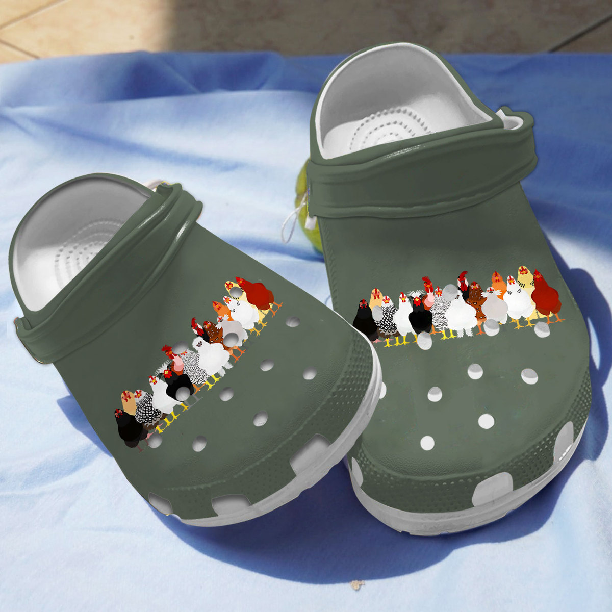 Chicken Crocs Shoes Comfortable For Men Women