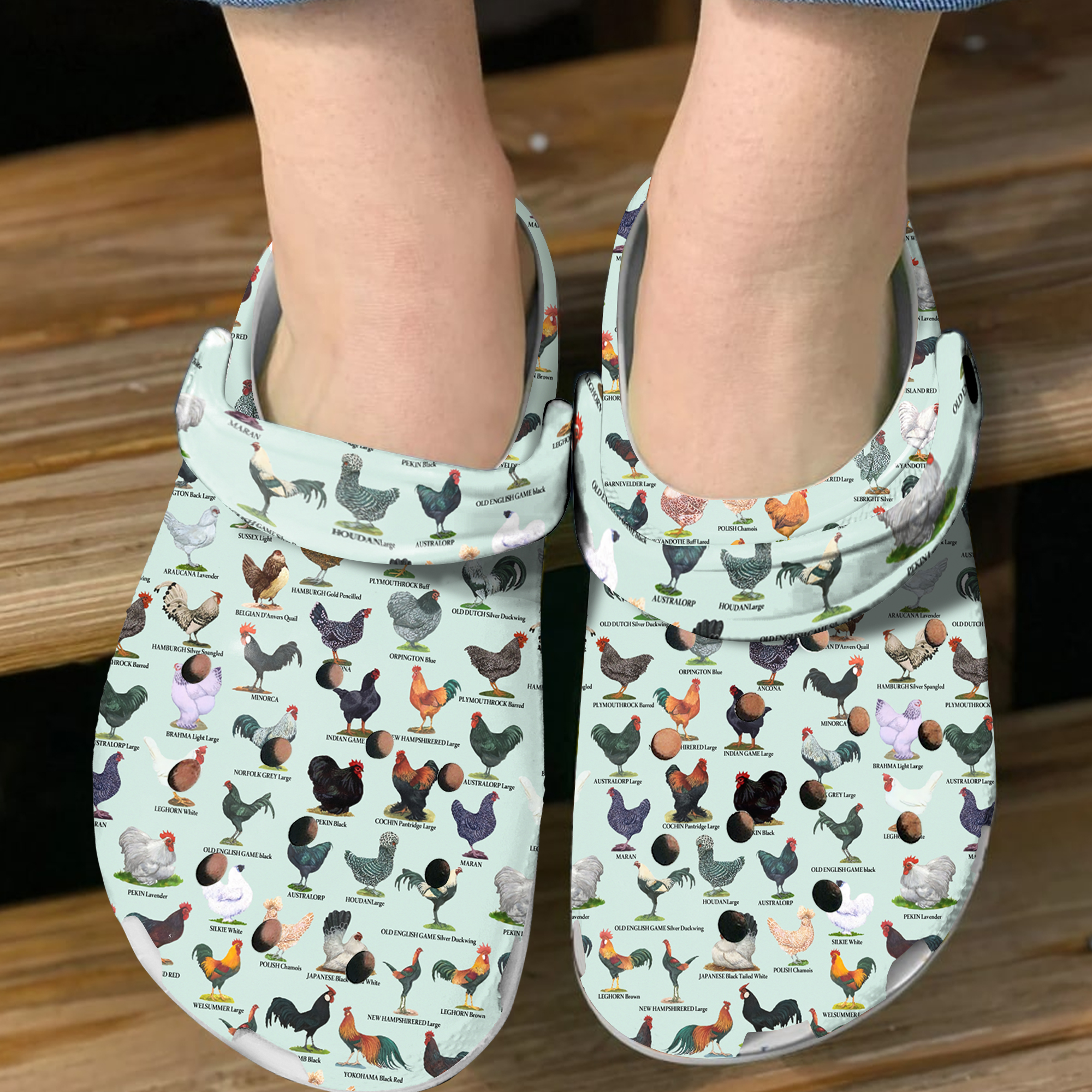 Chicken Crocs Shoes Comfortable For Men Women