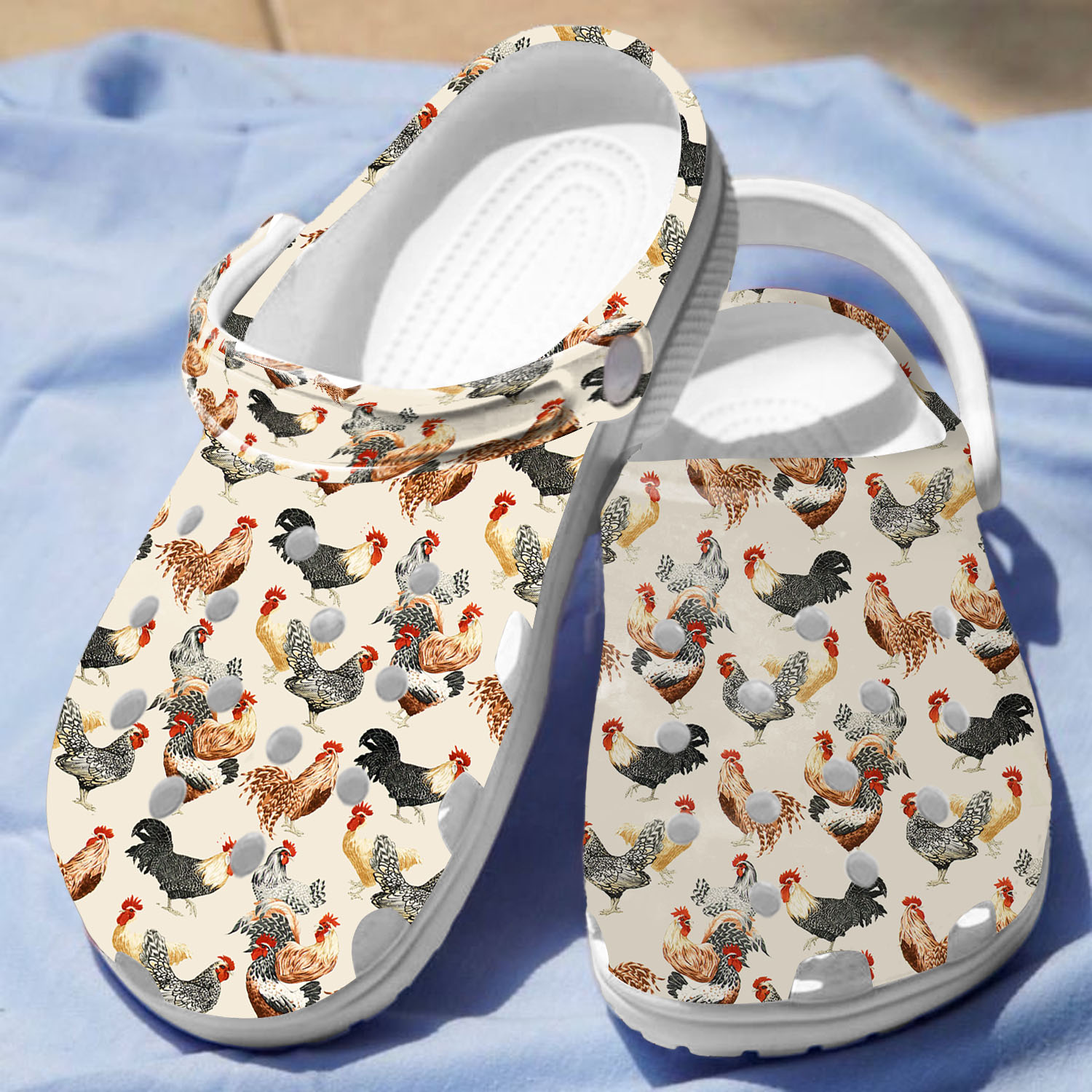 Chicken Crocs Shoes Comfortable For Men Women