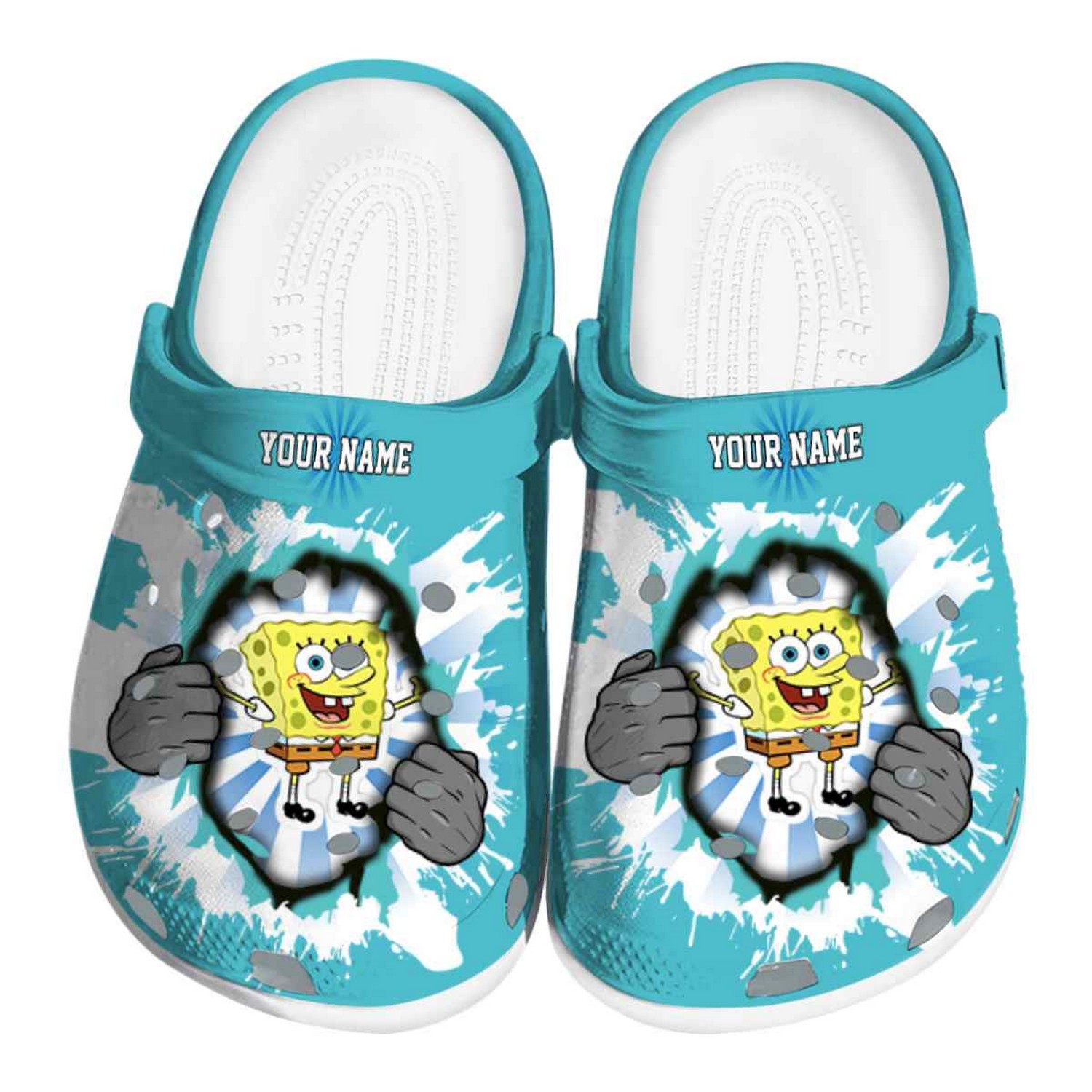 Spongebob Squarepants Cartoon Crocs Clogs Shoes - GNL146308