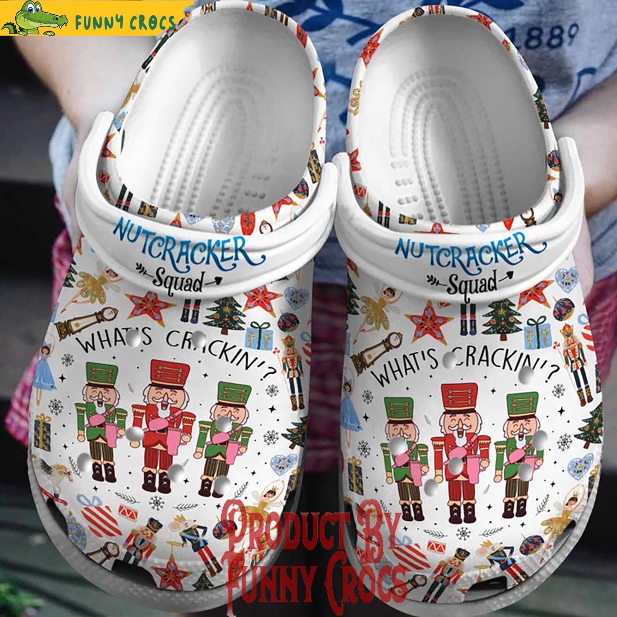 The Nutcracker Cartoon Movie Christmas Crocs Clogs Shoes