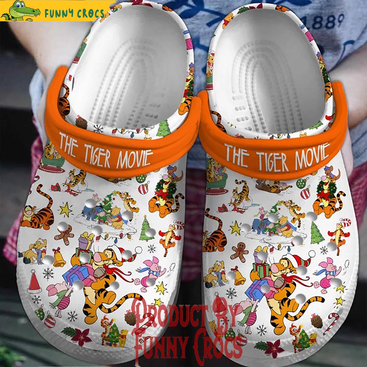 Winnie The Pooh Cartoon Christmas Crocs Clogs Shoes - GNL146609
