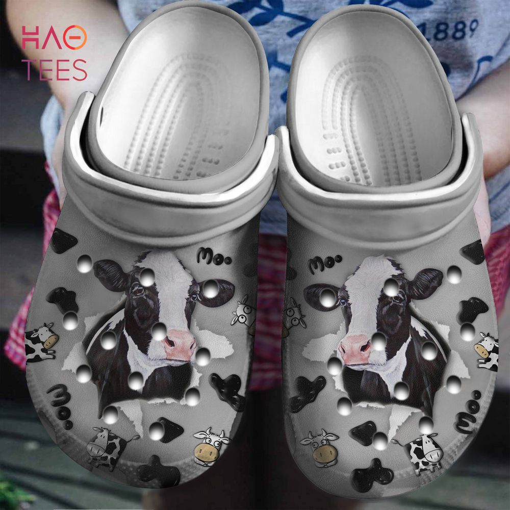 Cow Hole Animal Crocs Shoes Comfortable For Men Women
