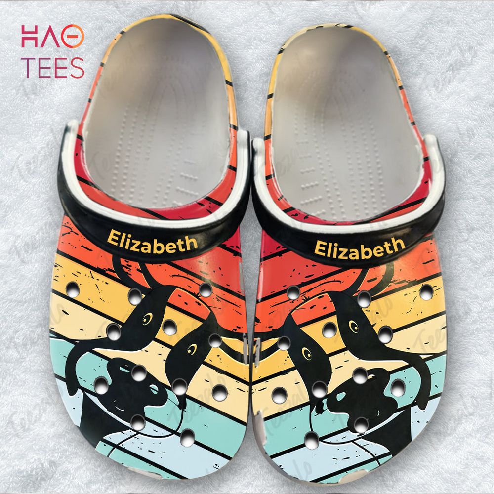 Cow Animal Crocs Shoes Comfortable For Men Women