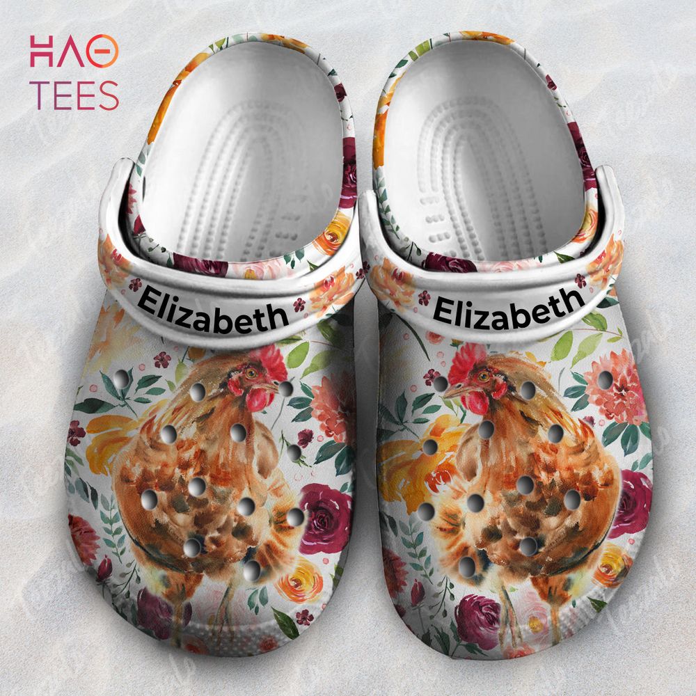 Chicken Flower Crocs Shoes Comfortable For Men Women