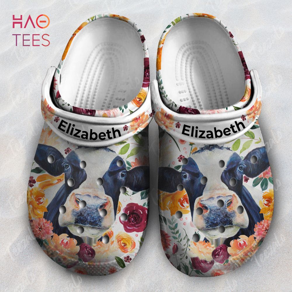 Cow Flower Animal Crocs Shoes Comfortable For Men Women