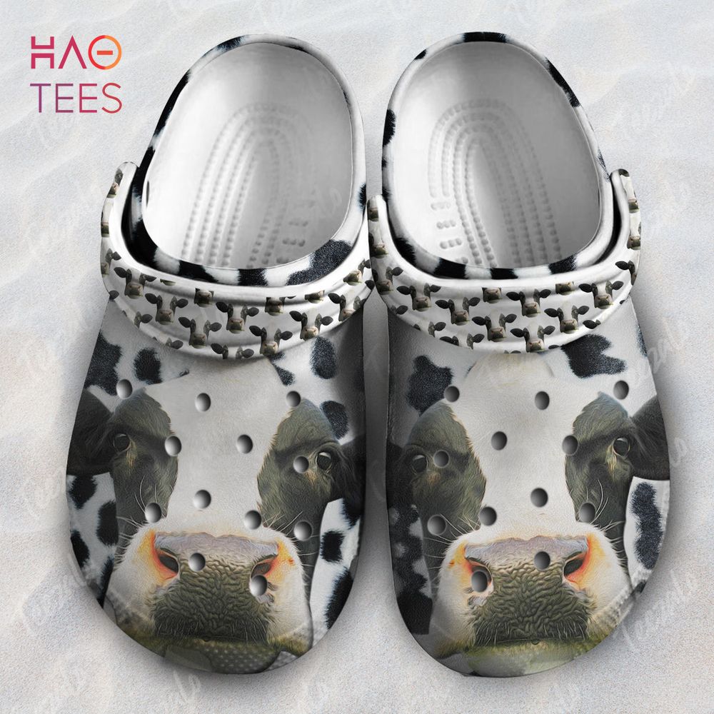 Cow Face Animal Crocs Shoes Comfortable For Men Women