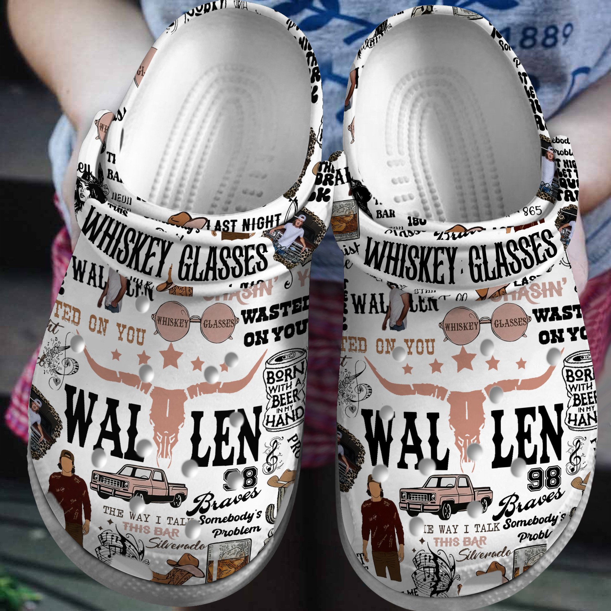 Zach Bryan Music Crocs Crocband Clogs Shoes For Men Women and Kids - GNL146686