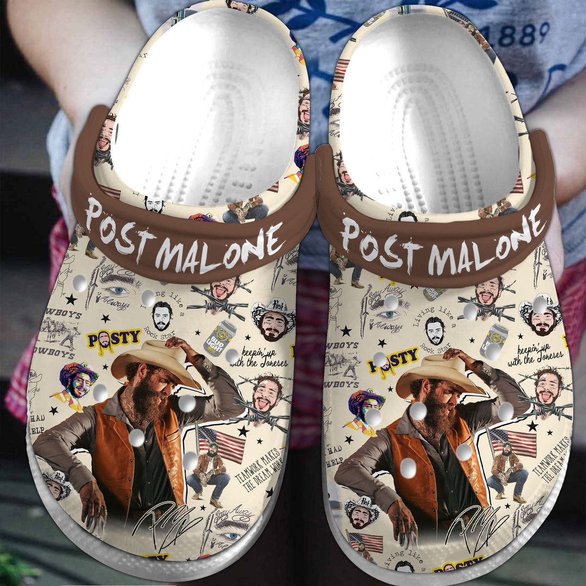 Tate McRae Music Crocs Crocband Clogs Shoes For Men Women and Kids - GNL146728