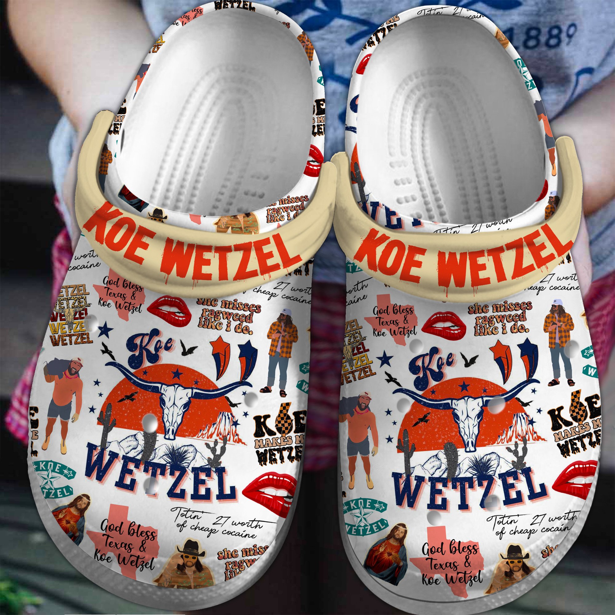 Morgan Wallen Music Crocs Crocband Clogs Shoes For Men Women and Kids - GNL146751