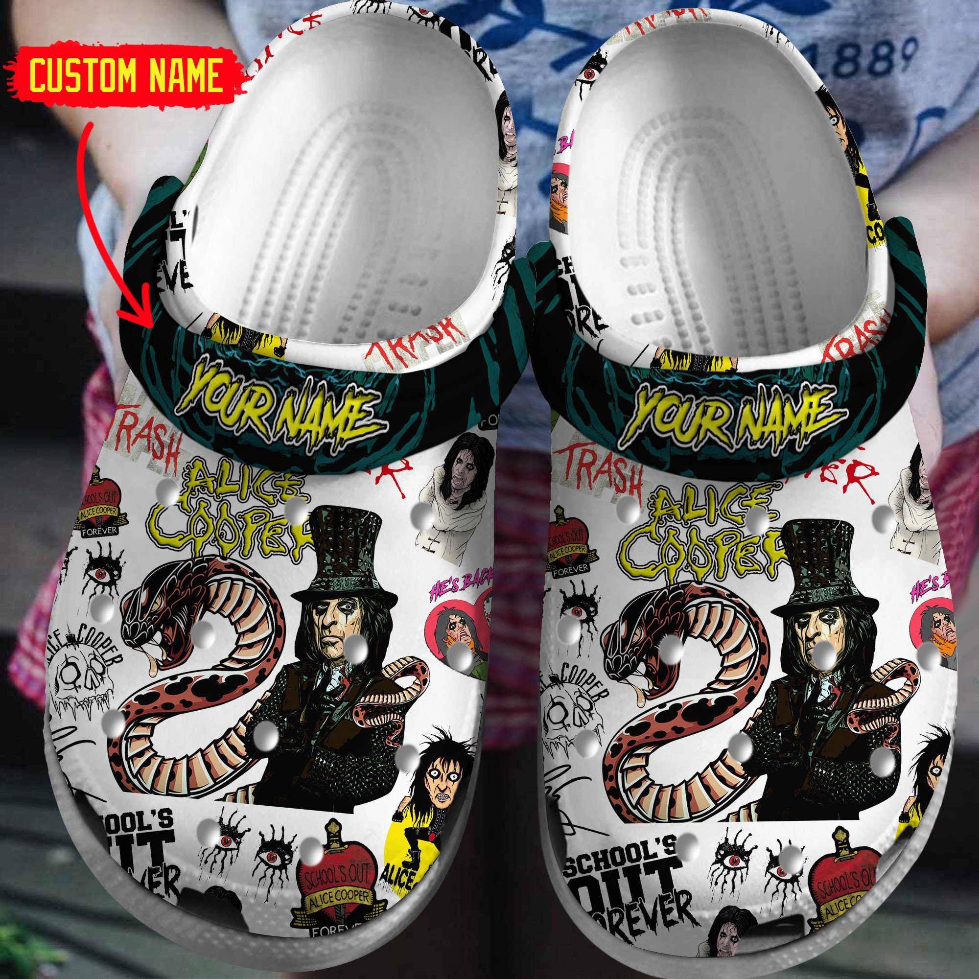 Janet Jackson Music Crocs Crocband Clogs Shoes For Men Women and Kids - GNL146795