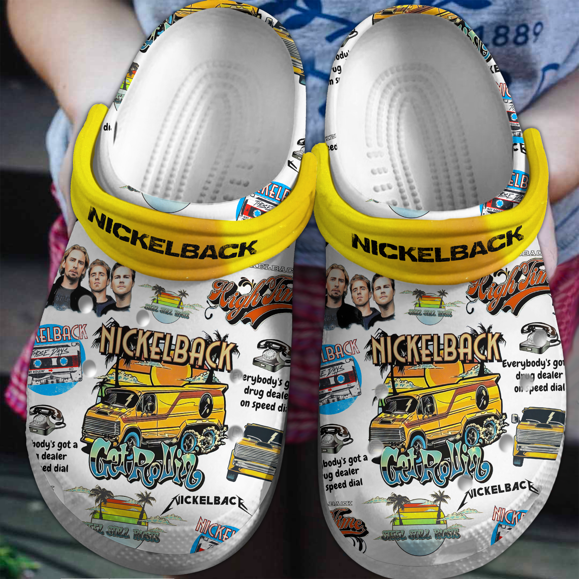Ozzy Osbourne Music Crocs Crocband Clogs Shoes For Men Women and Kids - GNL146862