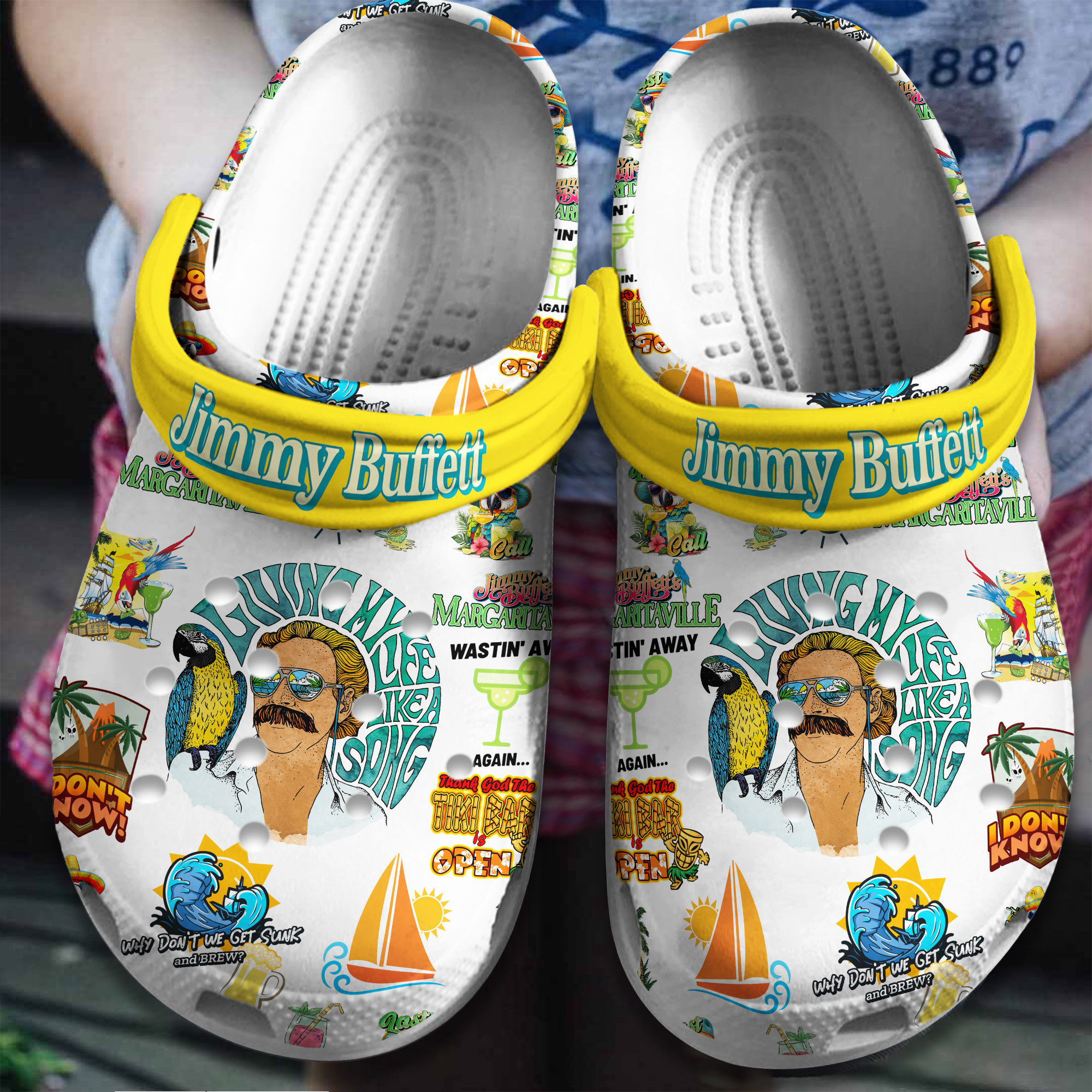 Grateful Dead Music Crocs Crocband Clogs Shoes For Men Women and Kids - GNL146912