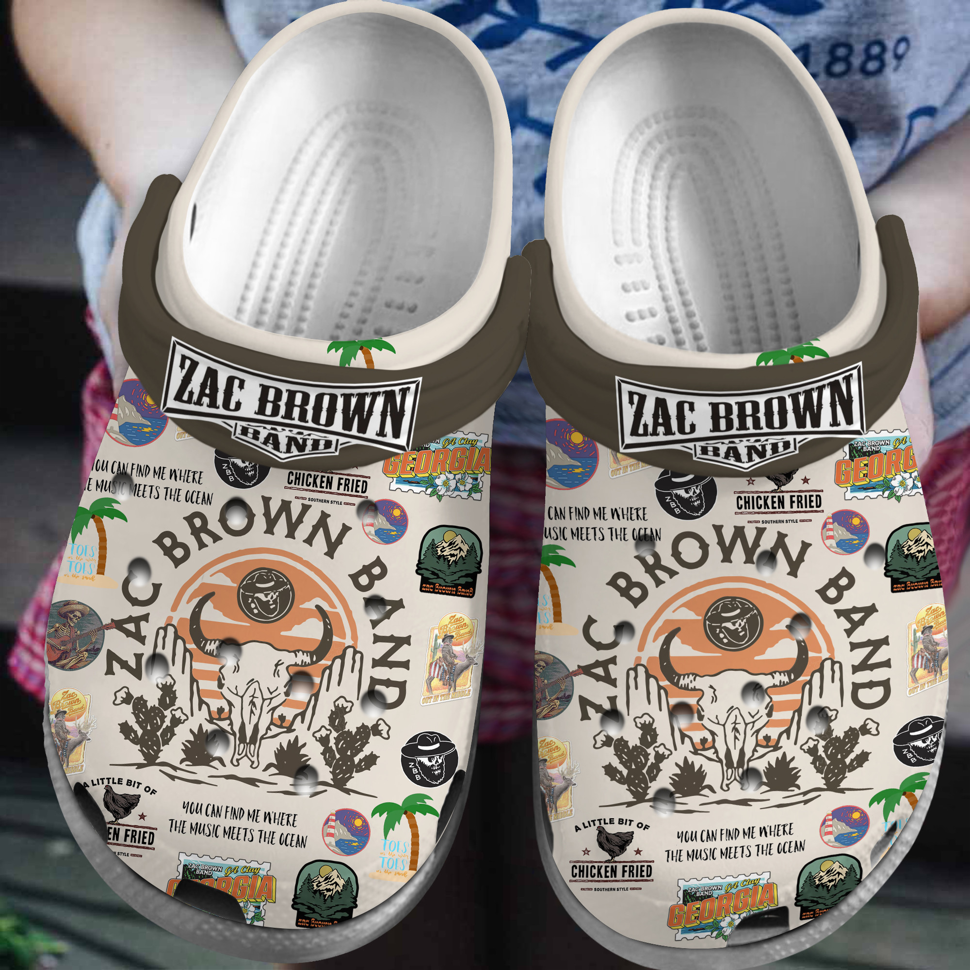 Kenny Chesney Music Crocs Crocband Clogs Shoes For Men Women and Kids - GNL1461140