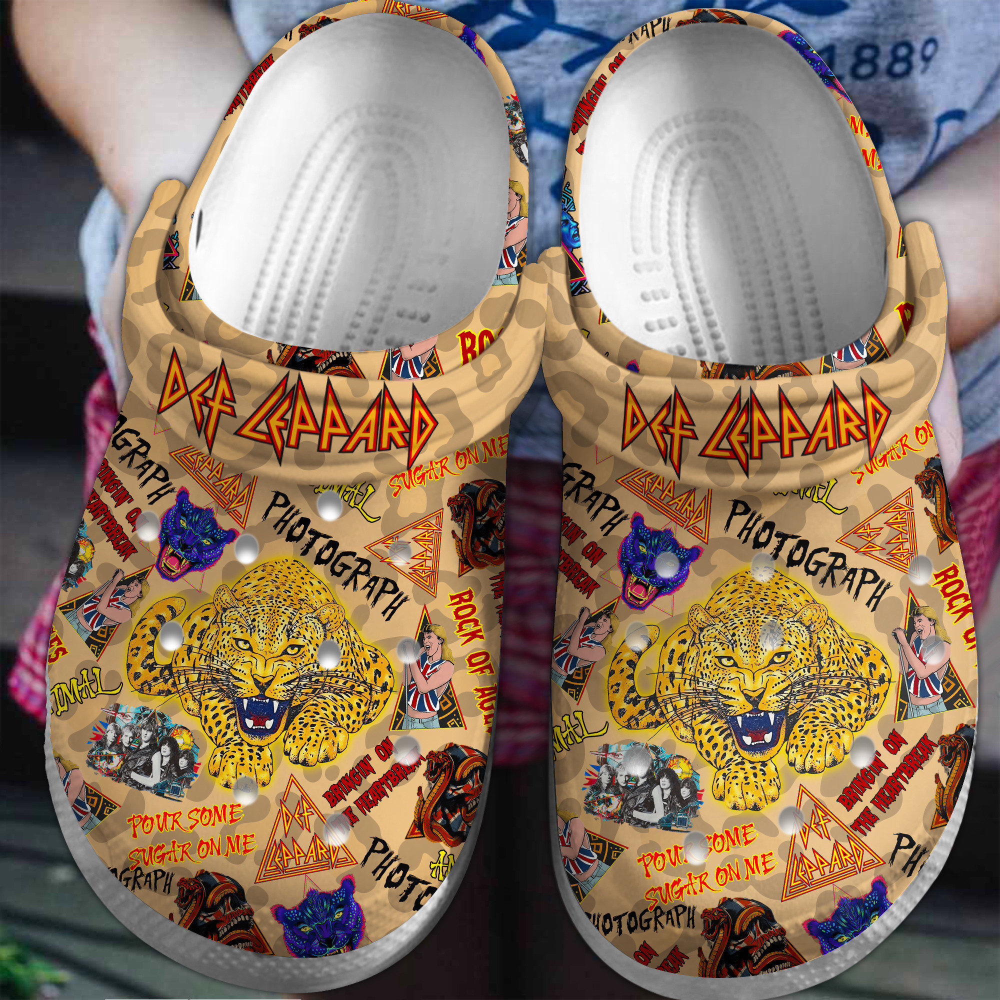 Lady Gaga Music Crocs Crocband Clogs Shoes For Men Women and Kids - GNL1461204