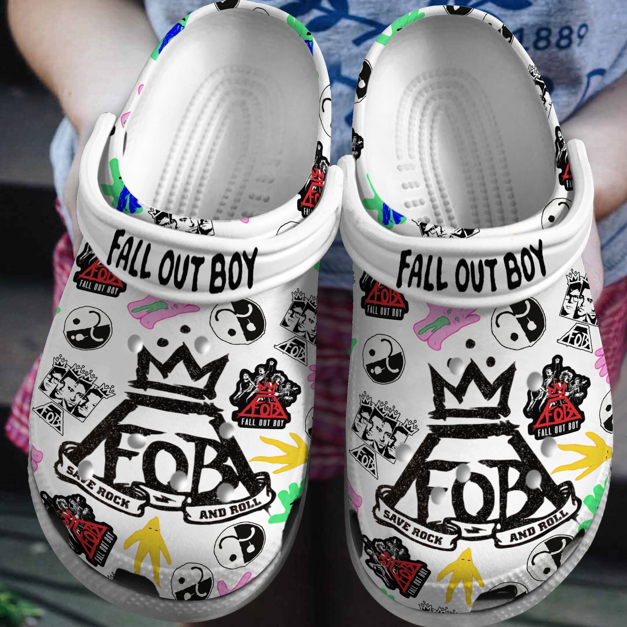 Jonas Brothers Music Crocs Crocband Clogs Shoes For Men Women and Kids - GNL1461380