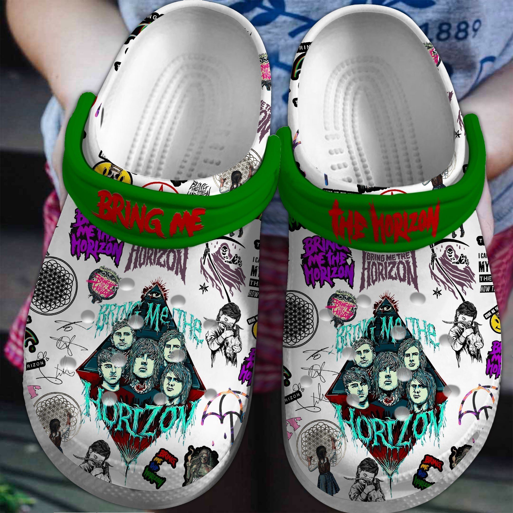 Ghost Music Crocs Crocband Clogs Shoes For Men Women and Kids - GNL1461368