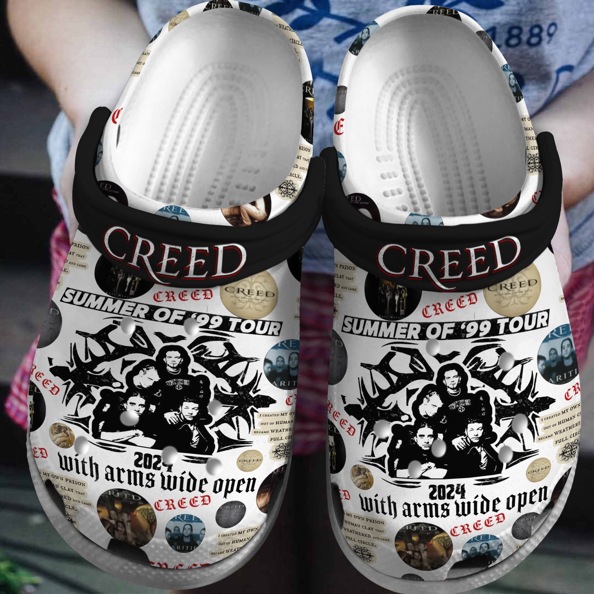 The Rolling Stones Music Crocs Crocband Clogs Shoes For Men Women and Kids - GNL1461427