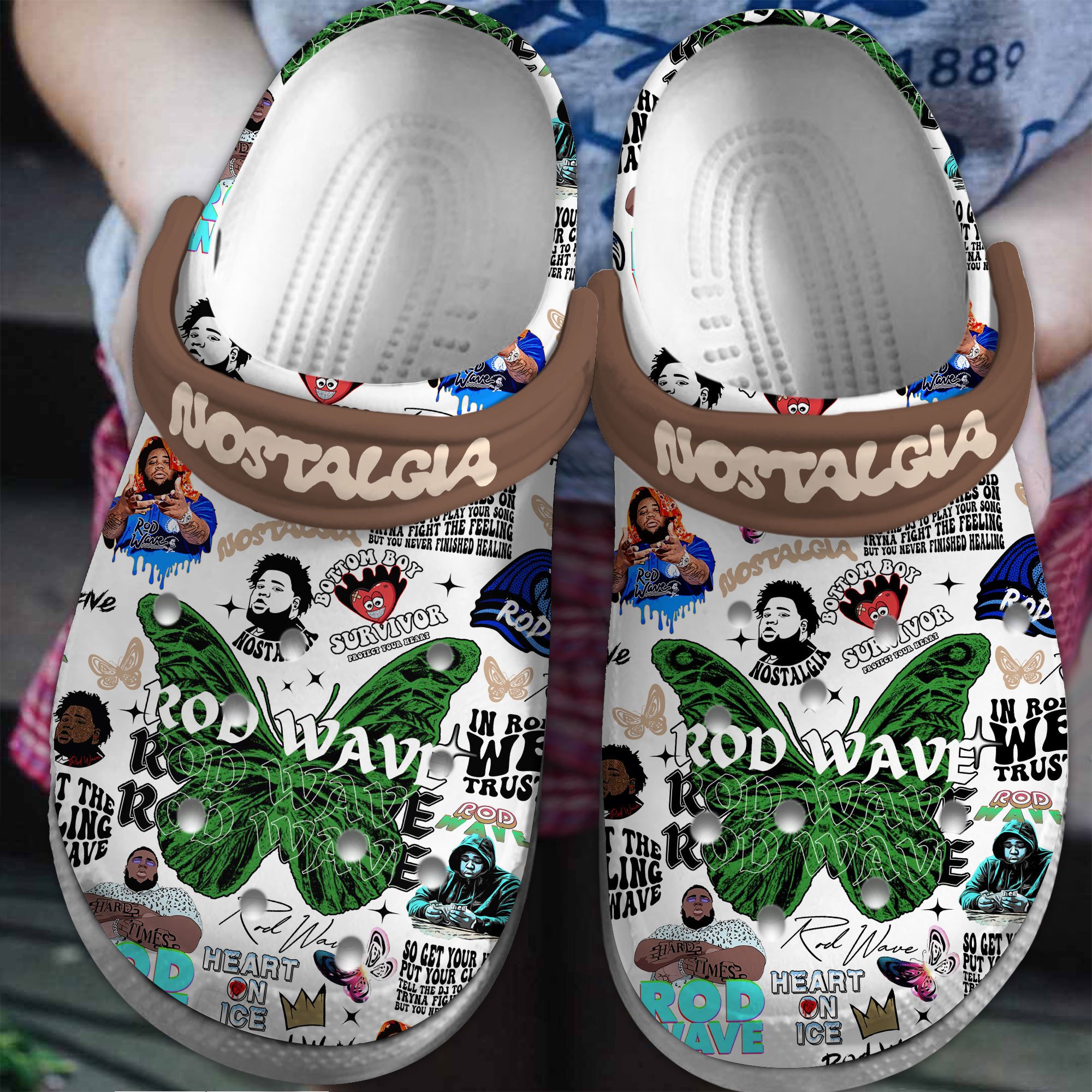 George Jones Music Crocs Crocband Clogs Shoes For Men Women and Kids - GNL1461666