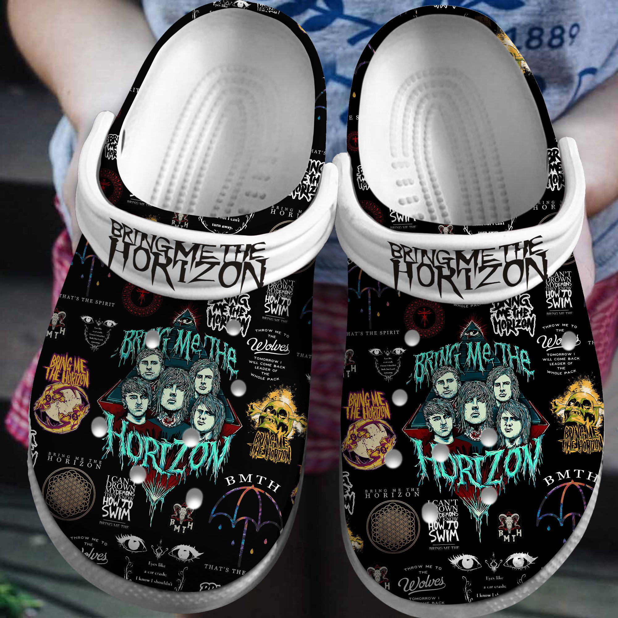 The Rolling Stones Music Crocs Crocband Clogs Shoes For Men Women and Kids - GNL1461942