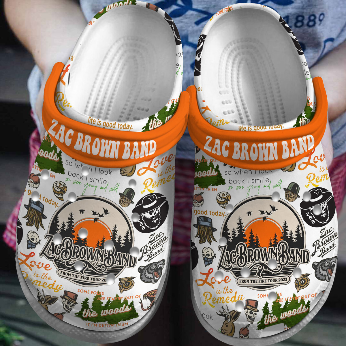 Bad Bunny Music Crocs Crocband Clogs Shoes For Men Women and Kids - GNL1462109