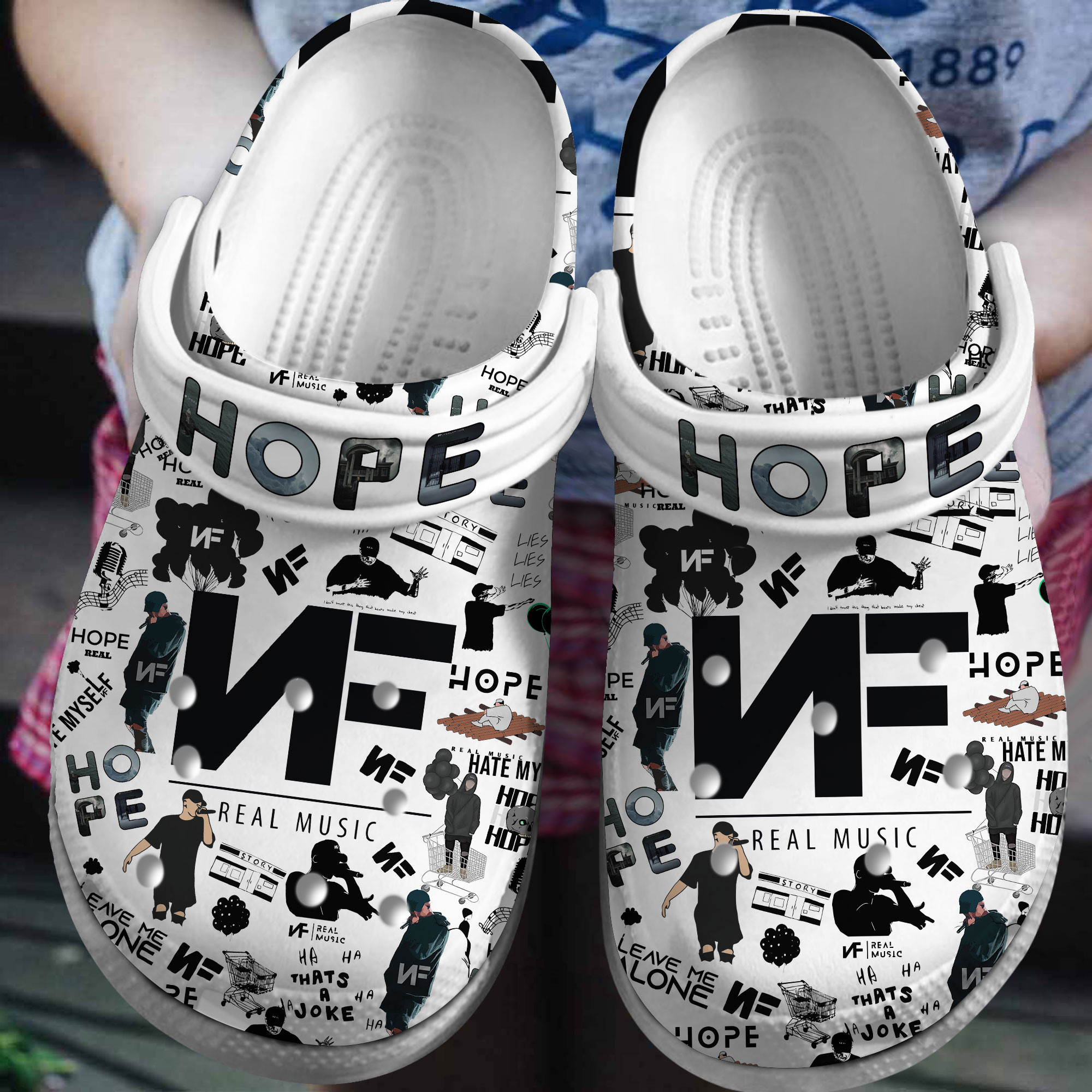 Kiss Music Crocs Crocband Clogs Shoes For Men Women and Kids - GNL1462155