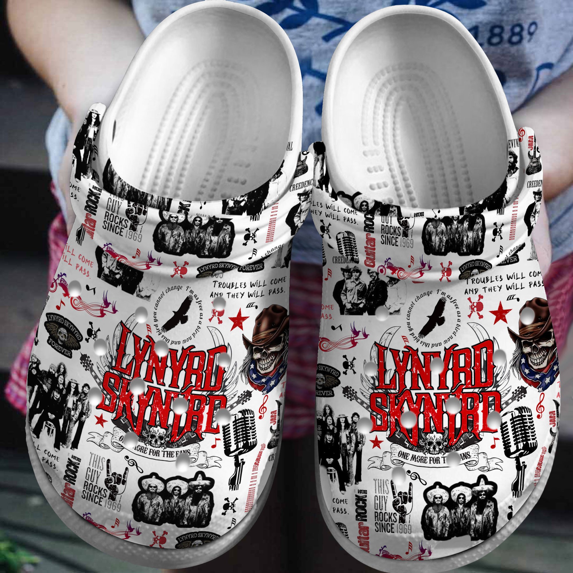 Bad Bunny Music Crocs Crocband Clogs Shoes For Men Women and Kids - GNL1462185