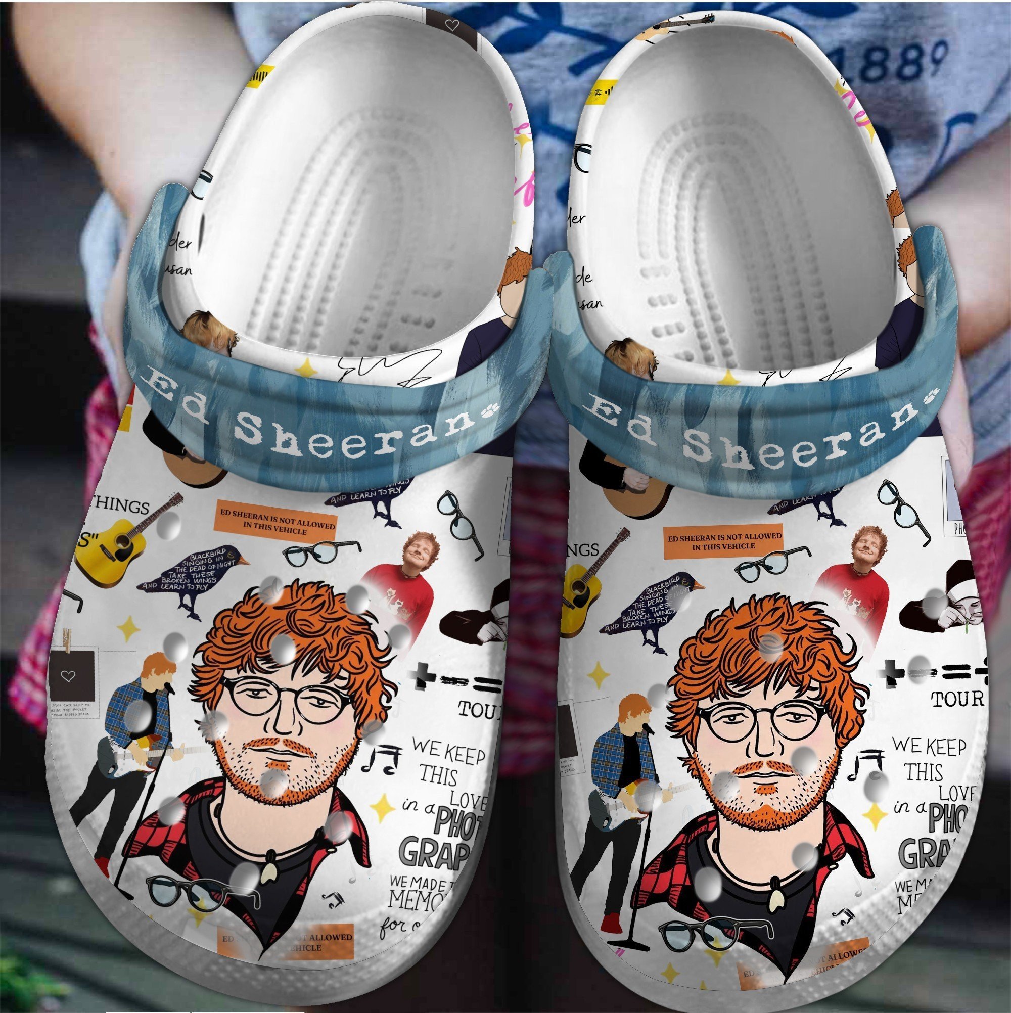 the 1975 Lollapalooza Music Crocs Crocband Clogs Shoes For Men Women and Kids - GNL1462971