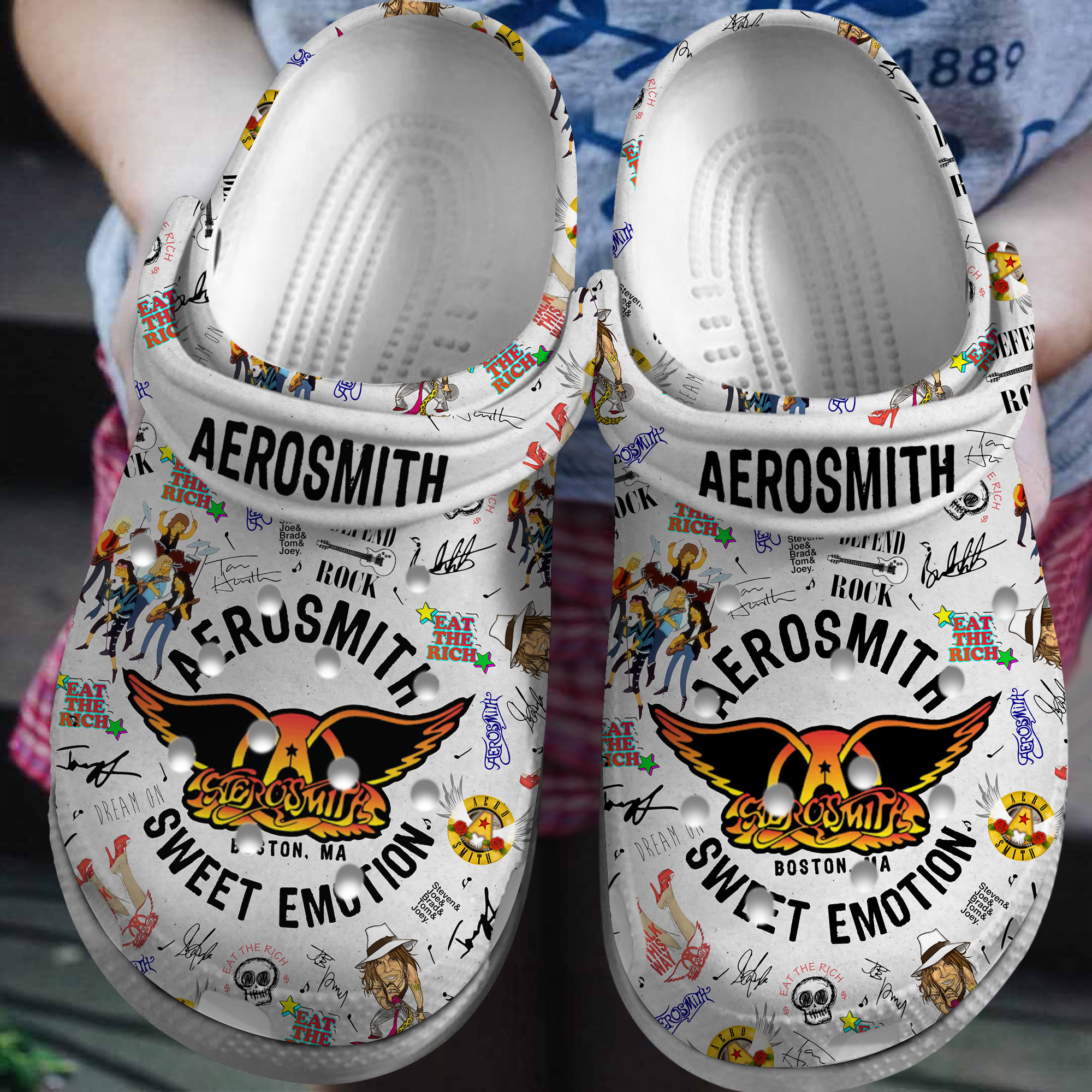 Janet Jackson Singer Music Crocs Crocband Clogs Shoes For Men Women and Kids - GNL1463017