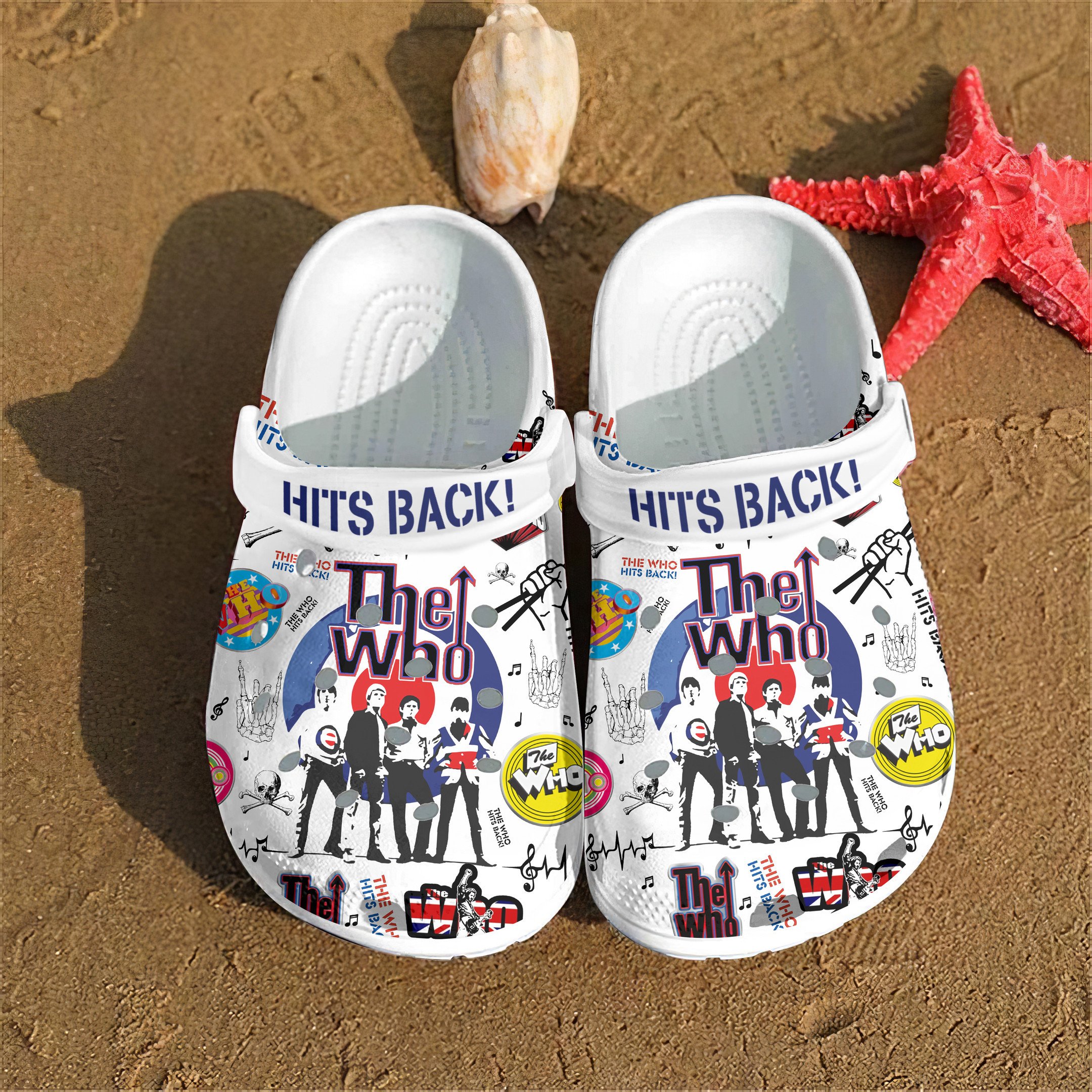Wu-Tang Clan Music Crocs Crocband Clogs Shoes - GNL1463124