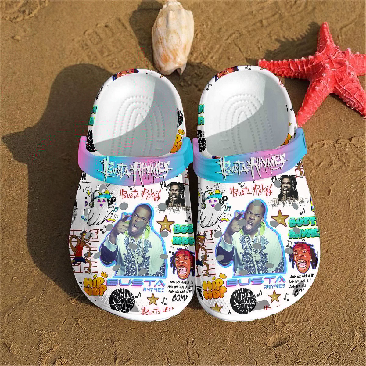 Wu-Tang Clan Music Crocs Crocband Clogs Shoes - GNL1463139