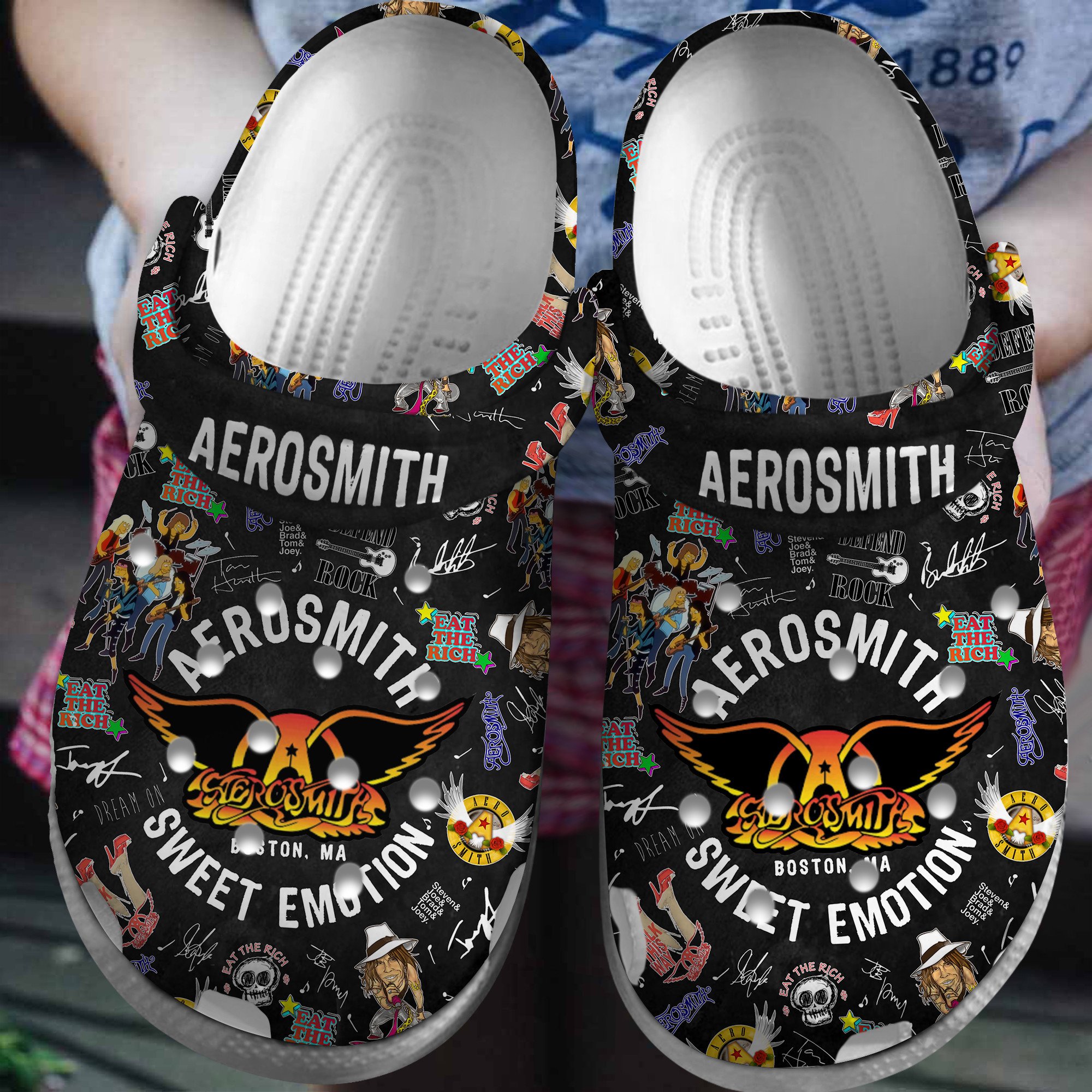 Elvis Presley Music Crocs Crocband Clogs Shoes - GNL1463175