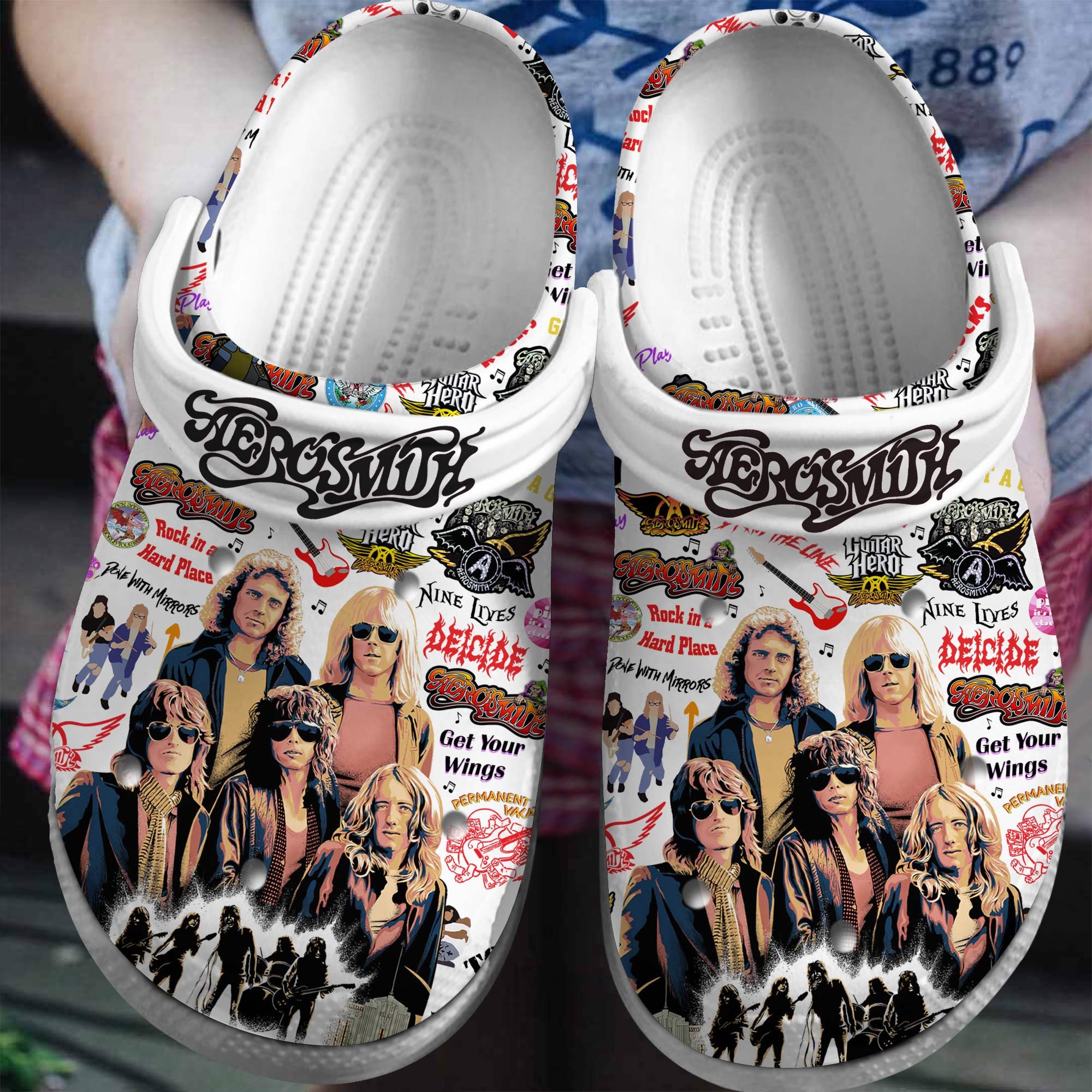 One Direction Music Crocs Crocband Clogs Shoes - GNL1463251