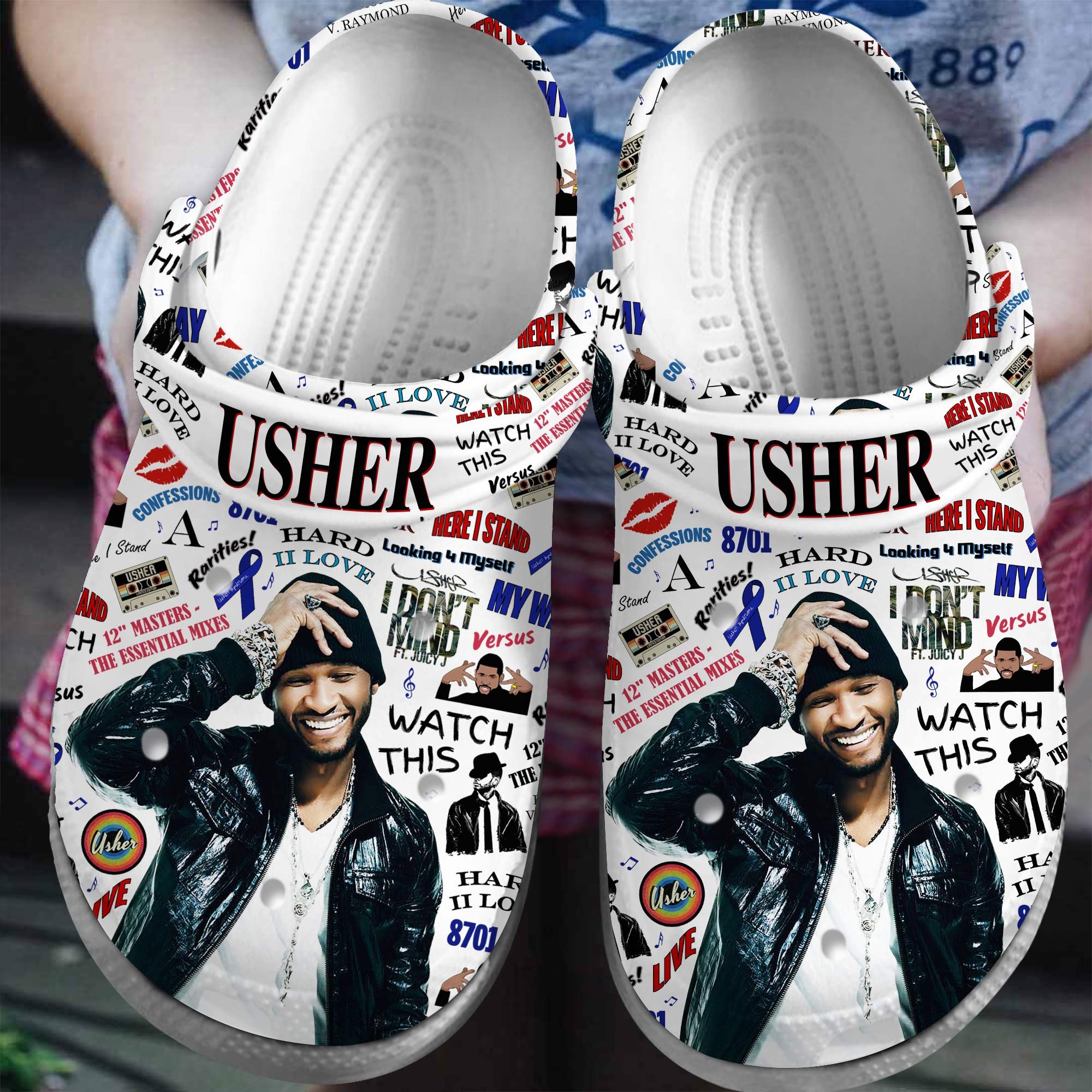 Chris Brown Music Crocs Crocband Clogs Shoes - GNL1463275