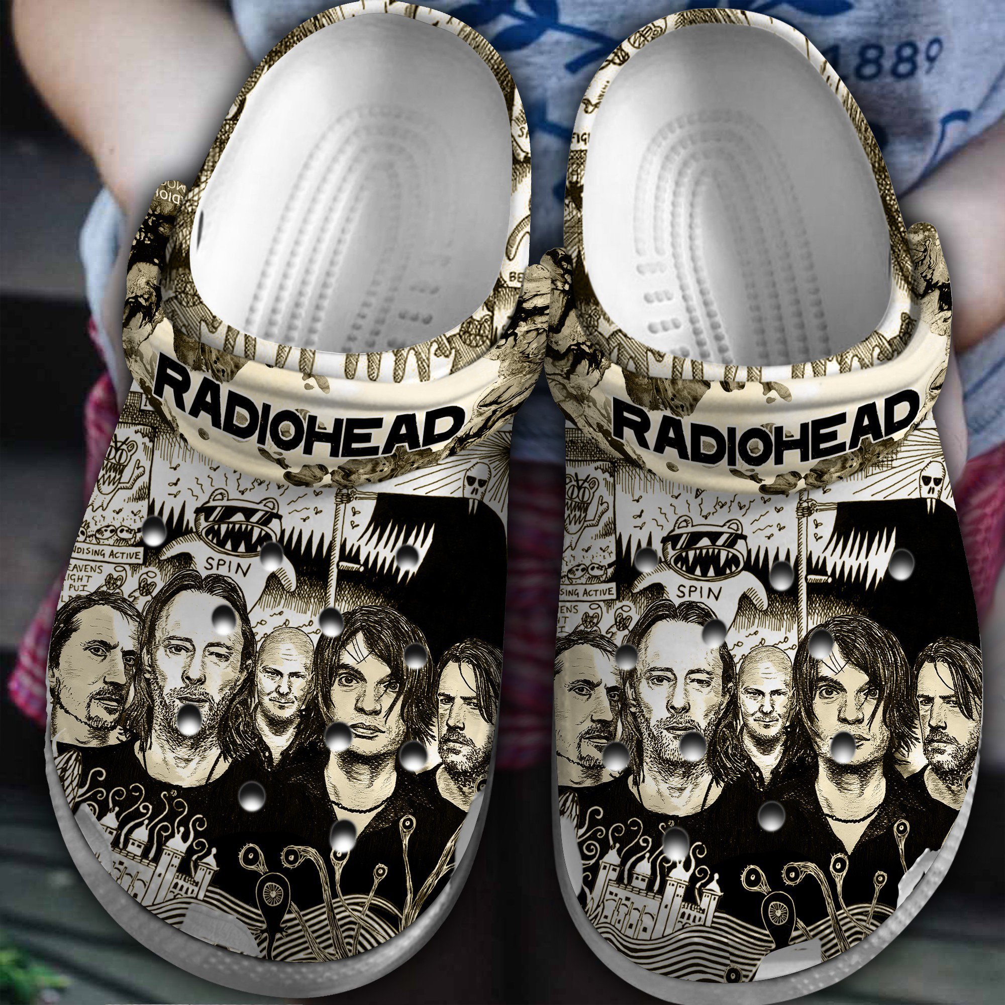 Bad Religion Music Crocs Crocband Clogs Shoes - GNL1463354