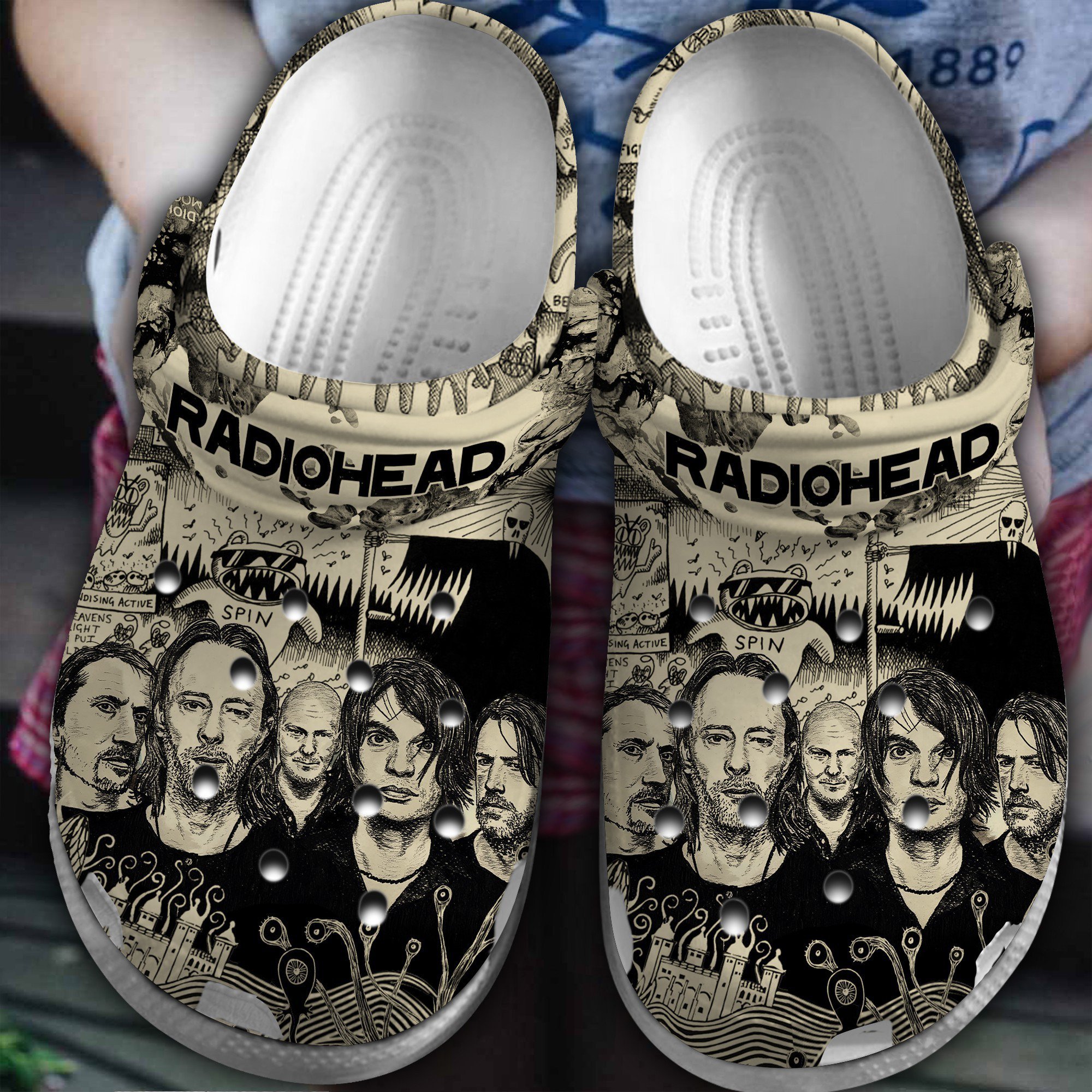 Post Malone Music Crocs Crocband Clogs Shoes - GNL1463361
