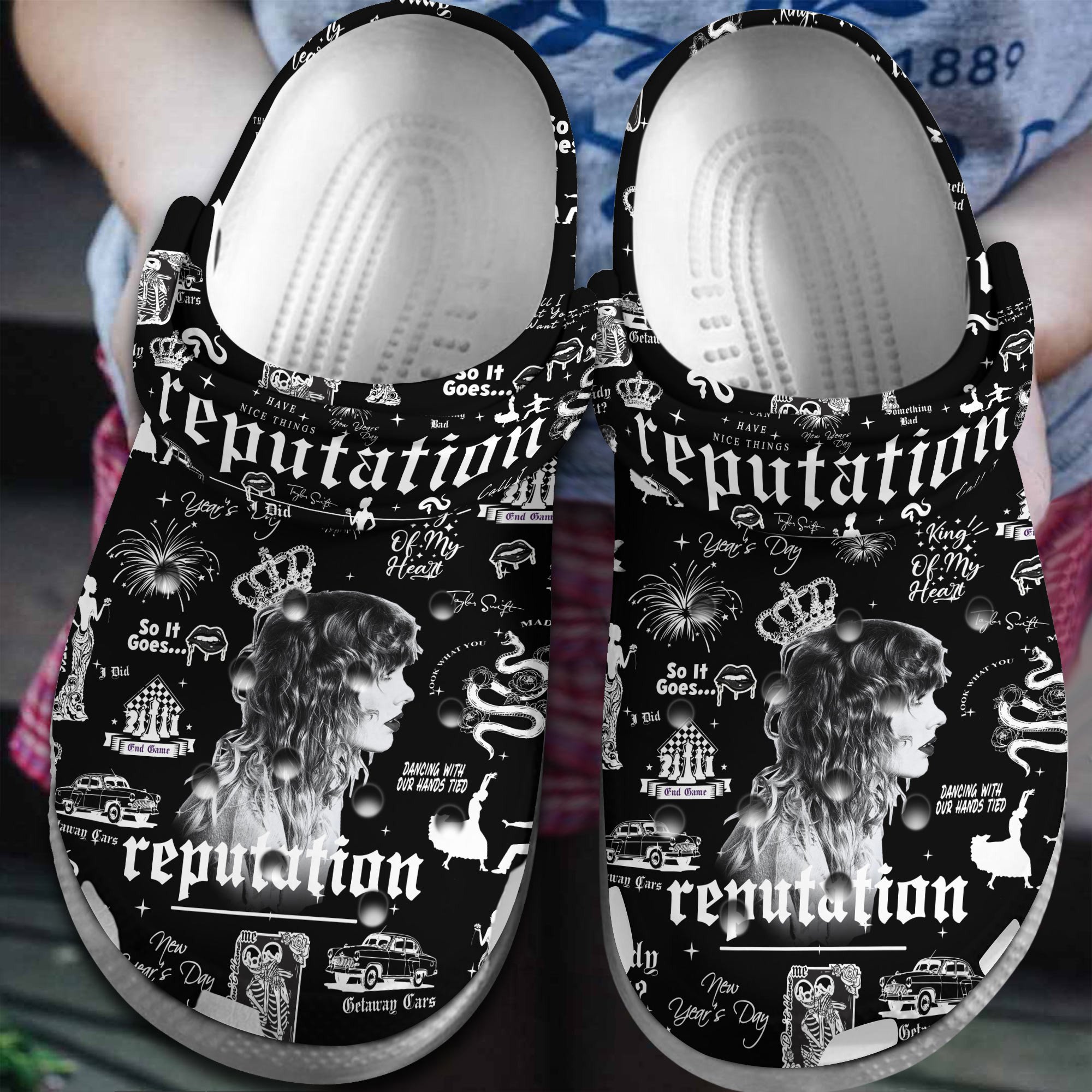 Taylor Swift TTPD Album Music Crocs Crocband Clogs Shoes - GNL1463416