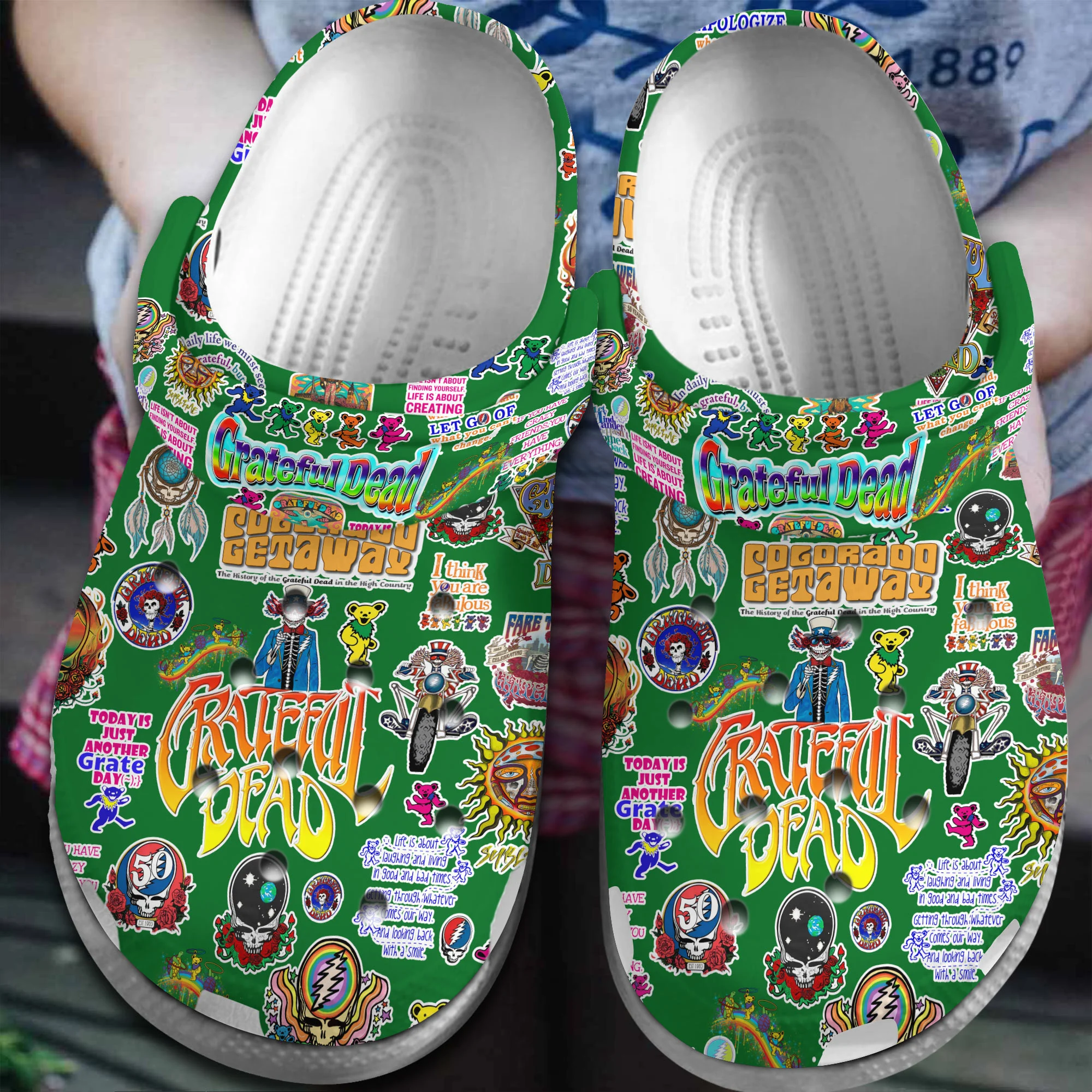 Chris Brown Music Crocs Crocband Clogs Shoes - GNL1463444