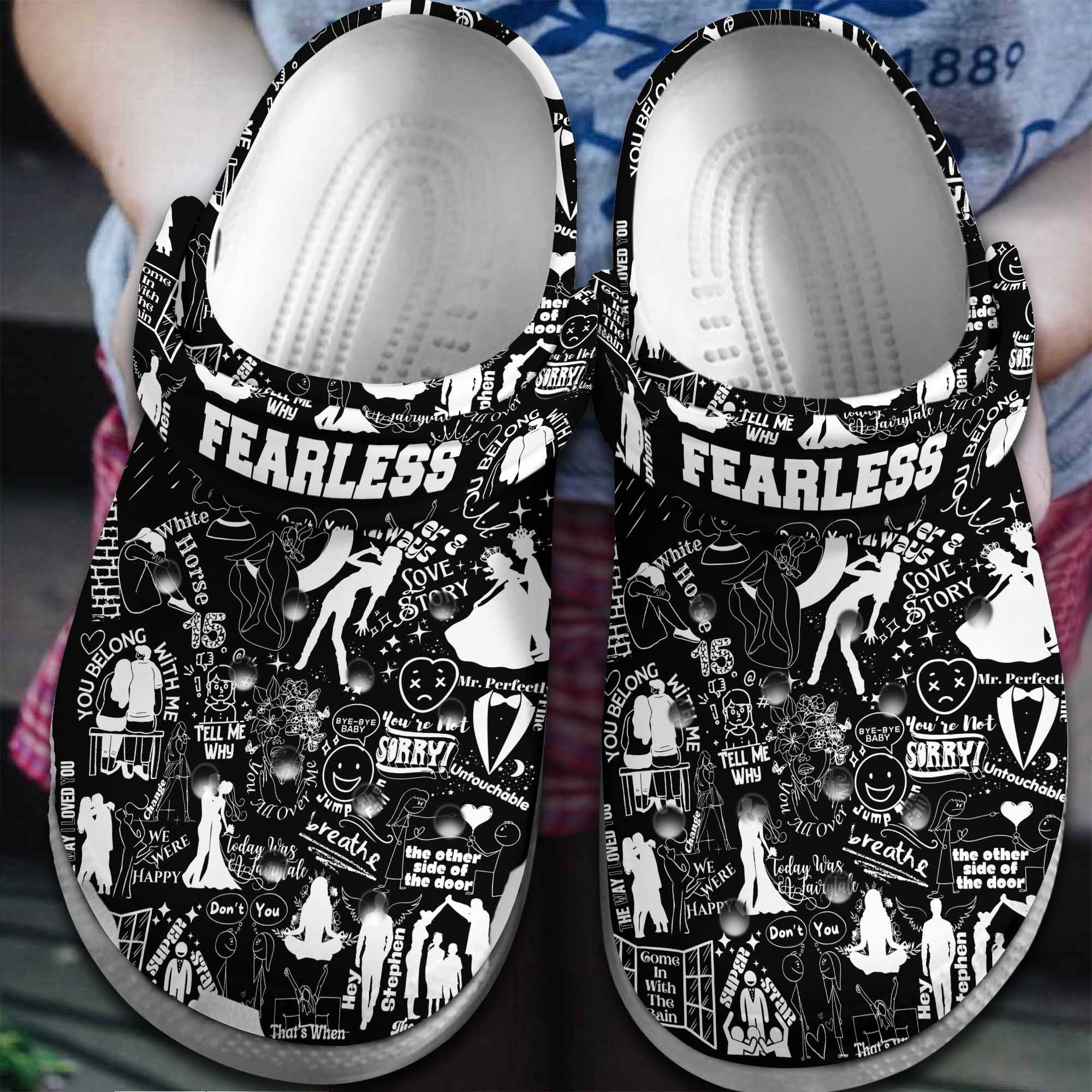 Taylor Swift Music Crocs Crocband Clogs Shoes - GNL1463405